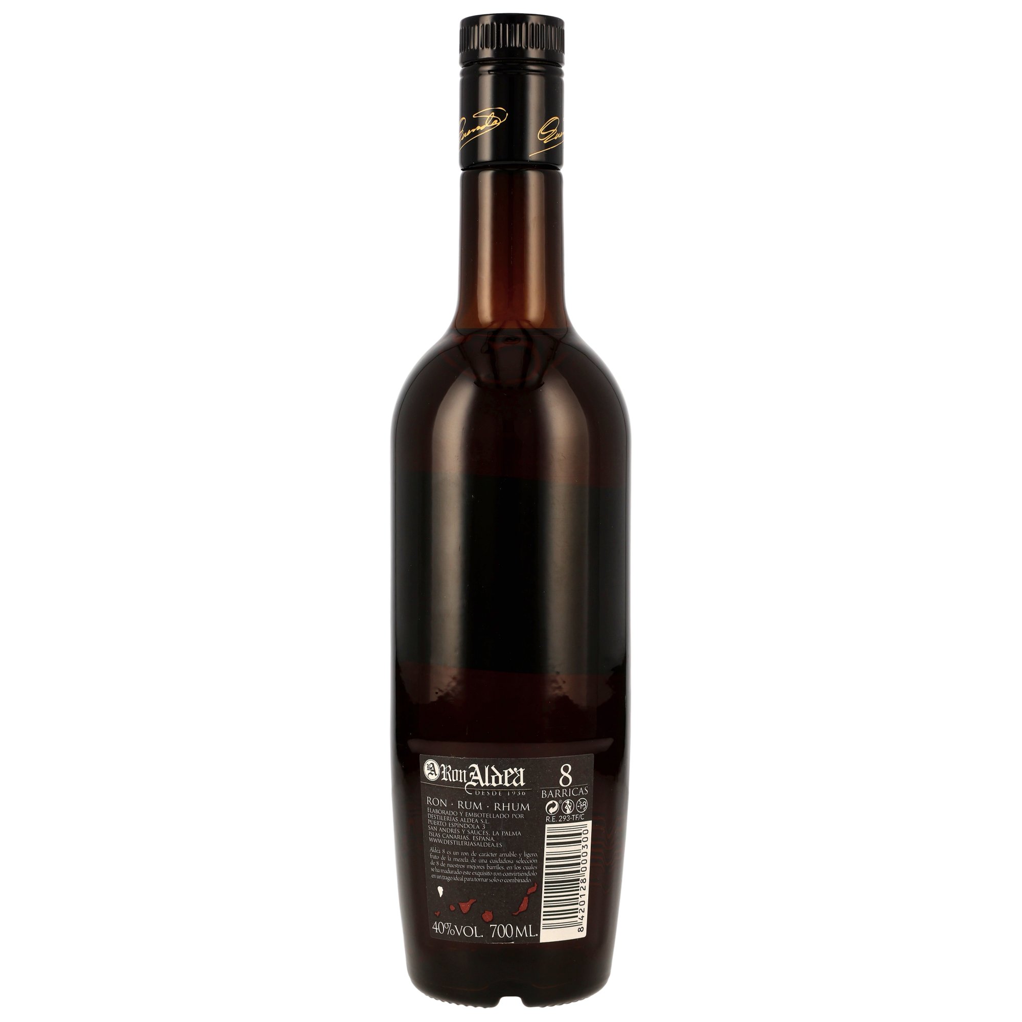Ron Aldea Dark Rum 8 Barricas