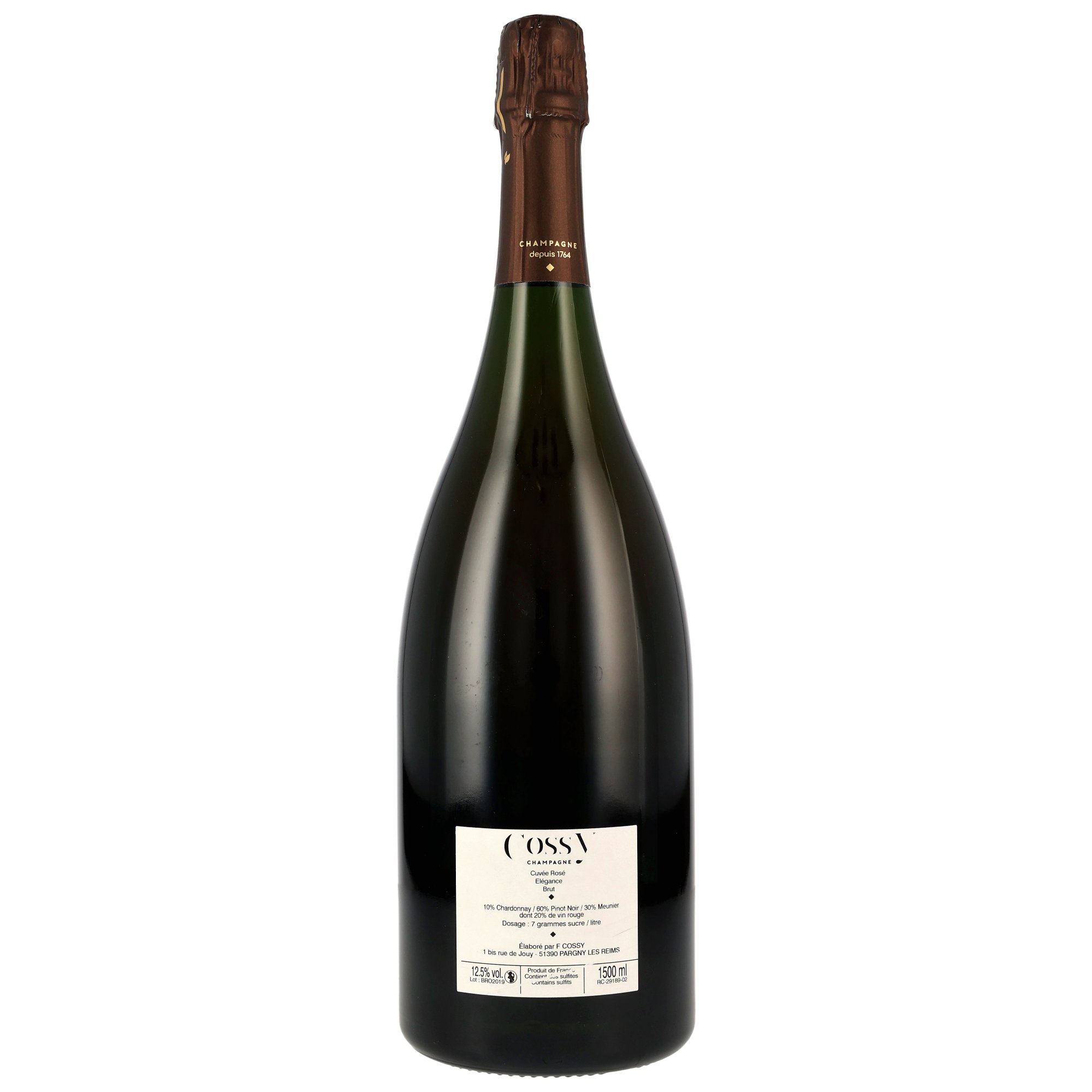 Cossy Champagne Rose Elegance - Magnum 1,5l ohne GP - neue Ausstattung