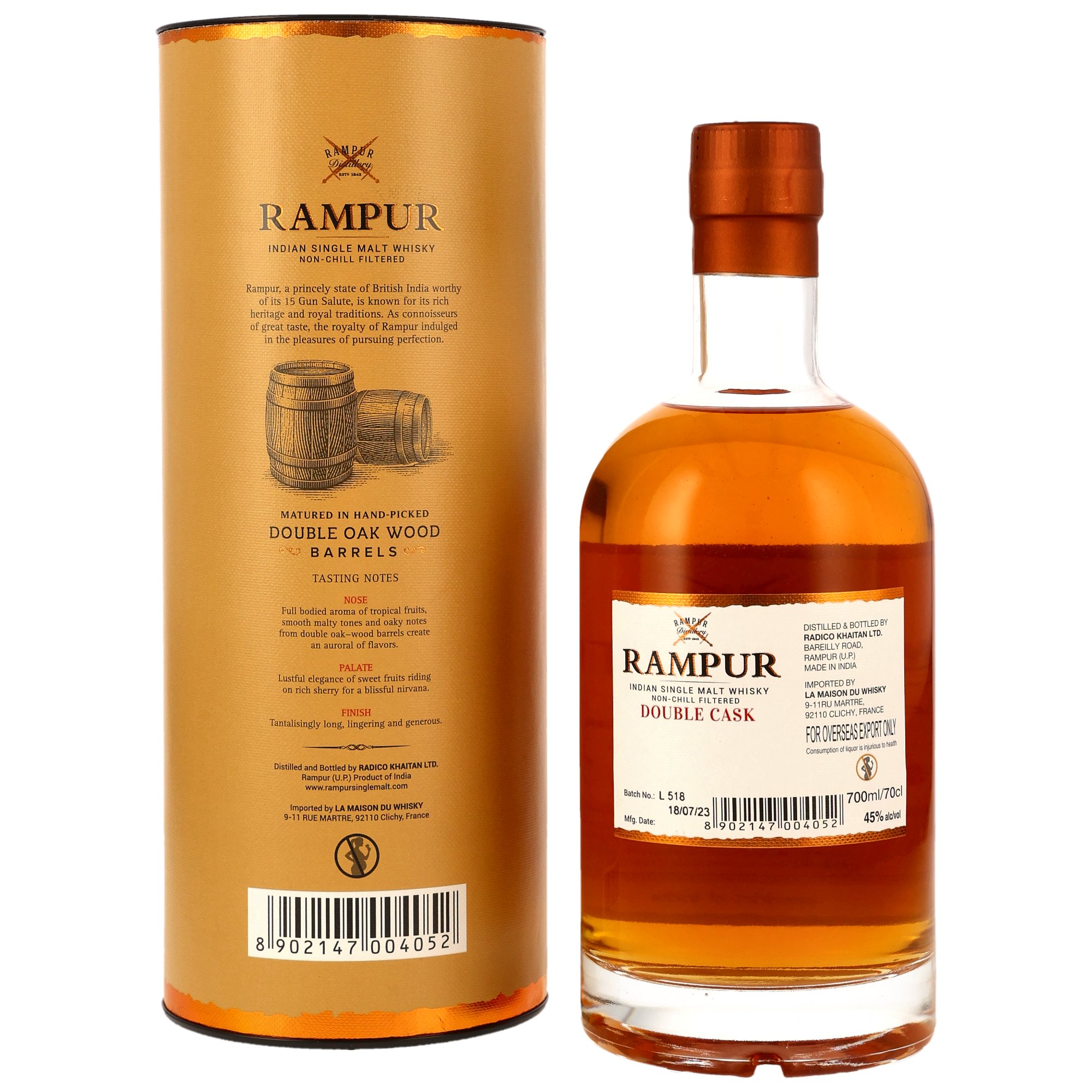 Rampur Single Malt Double Cask