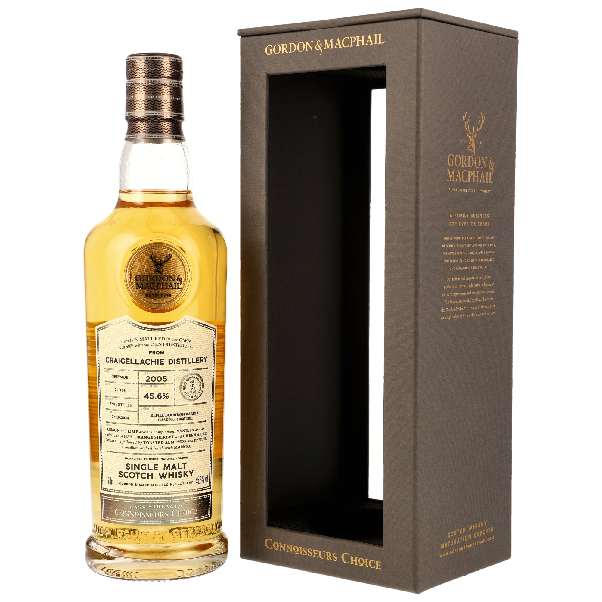 Craigellachie 2005/2024 - 19 y.o. - Refill Bourbon Barrel #18601801 - G&M CC CS