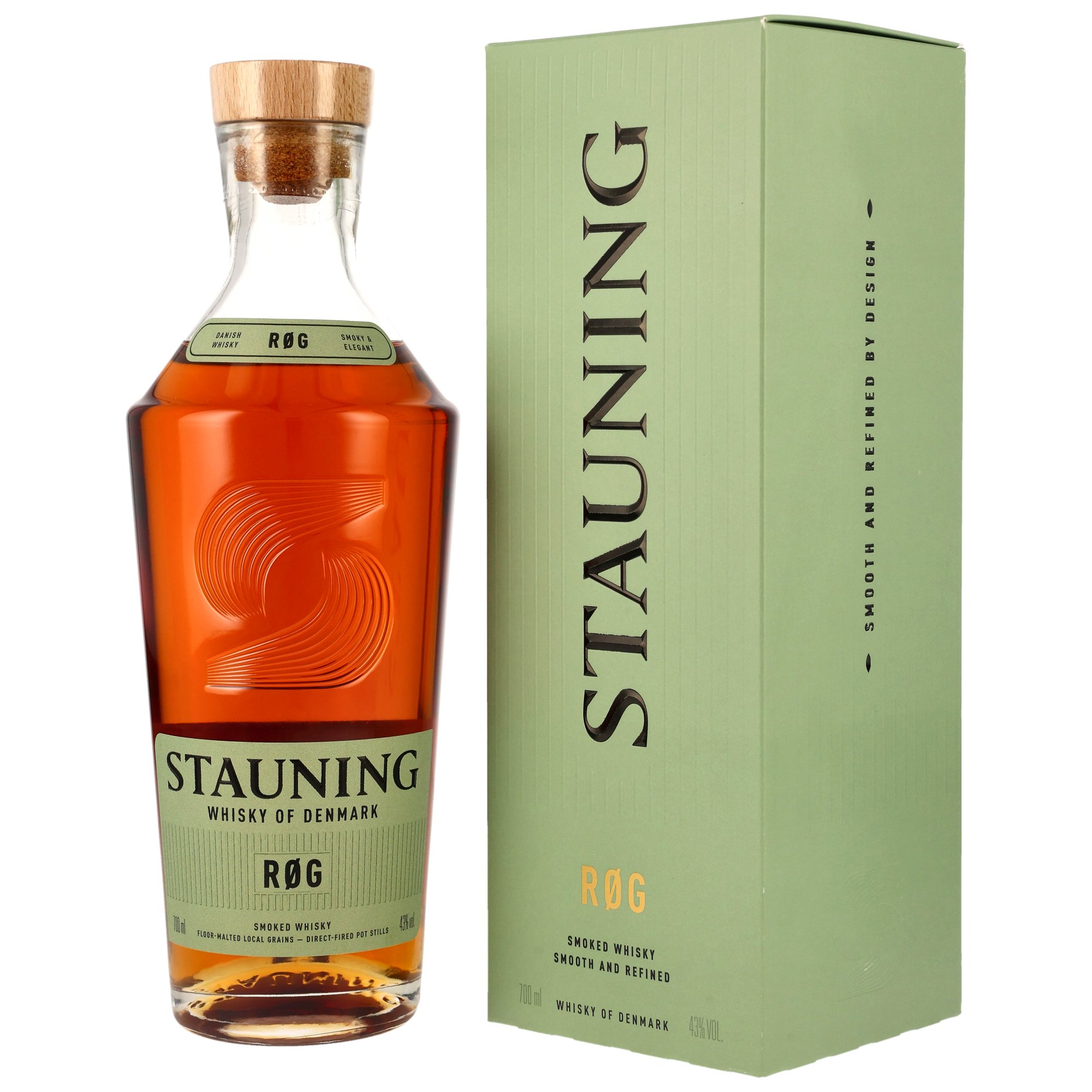 Stauning RØG Rög - Smoked Double Malt Danish Whisky