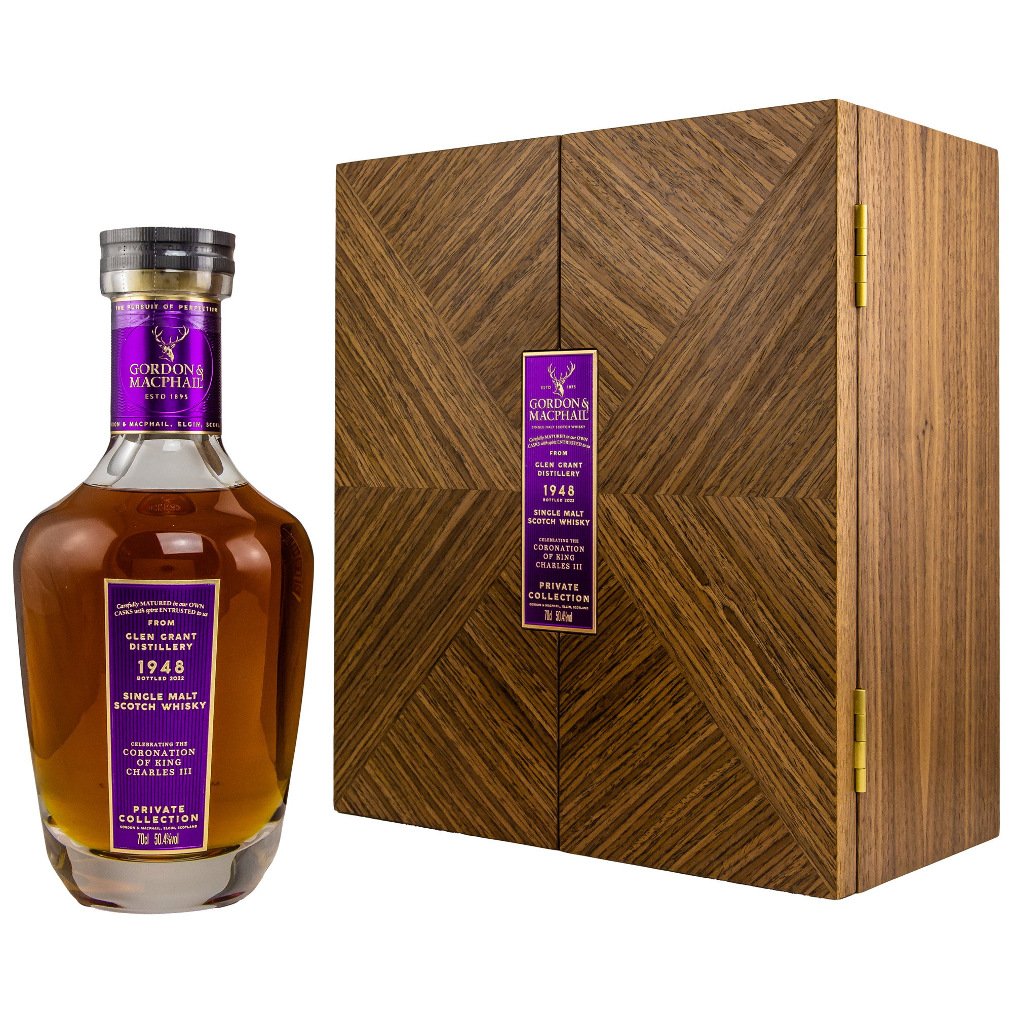 Glen Grant 1948/2022 - 74 y.o. - #1365 G&M - King Charles III