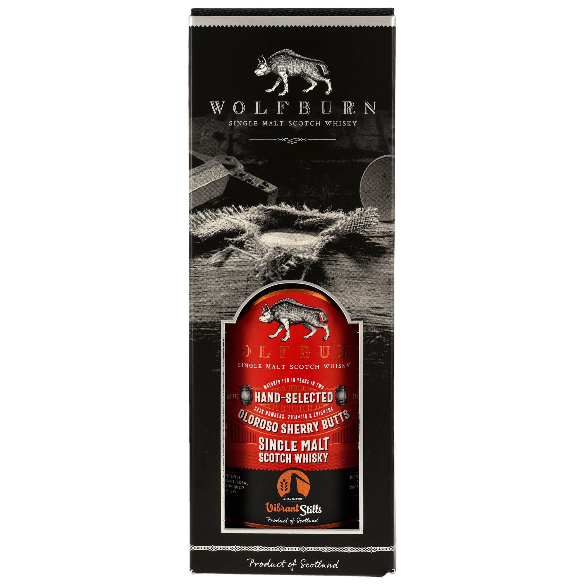 Wolfburn 2015/2025 - 10 y.o. - Vibrant Stills  - Oloroso Sherry Casks #2014/116+2015/264