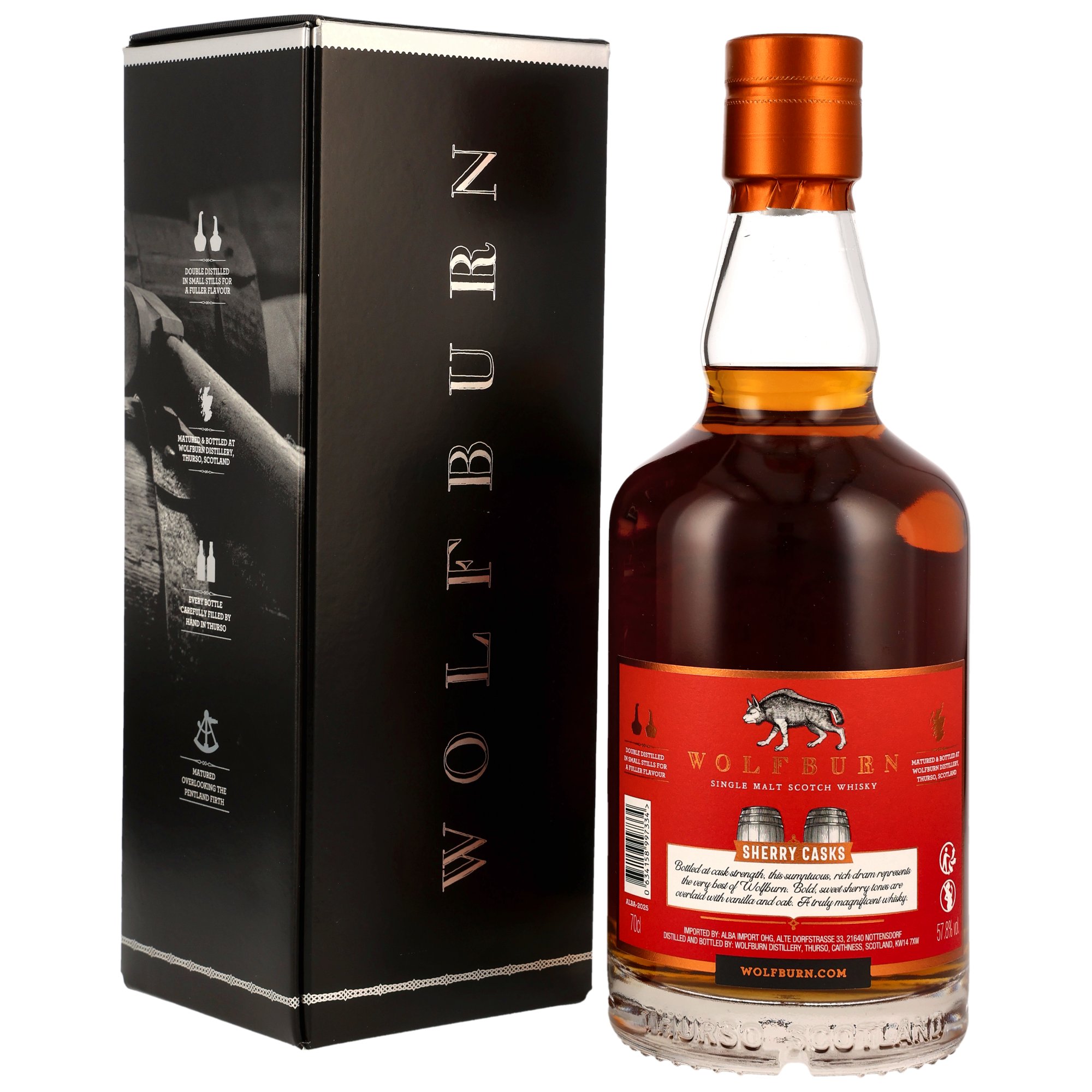 Wolfburn 2015/2025 - 10 y.o. - Vibrant Stills  - Oloroso Sherry Casks #2014/116+2015/264