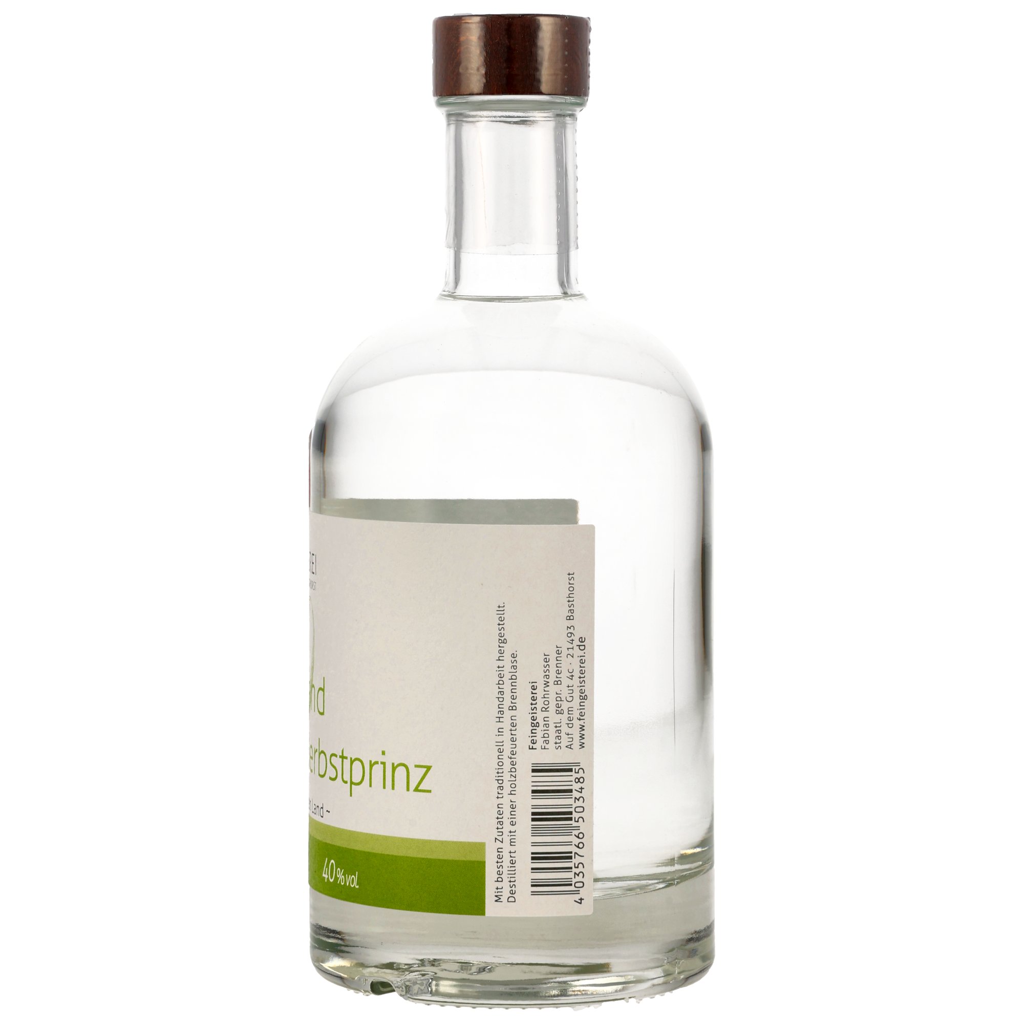 Apfelbrand Finkenwerder Herbstprinz BIO - Feingeisterei - neue Ausstattung