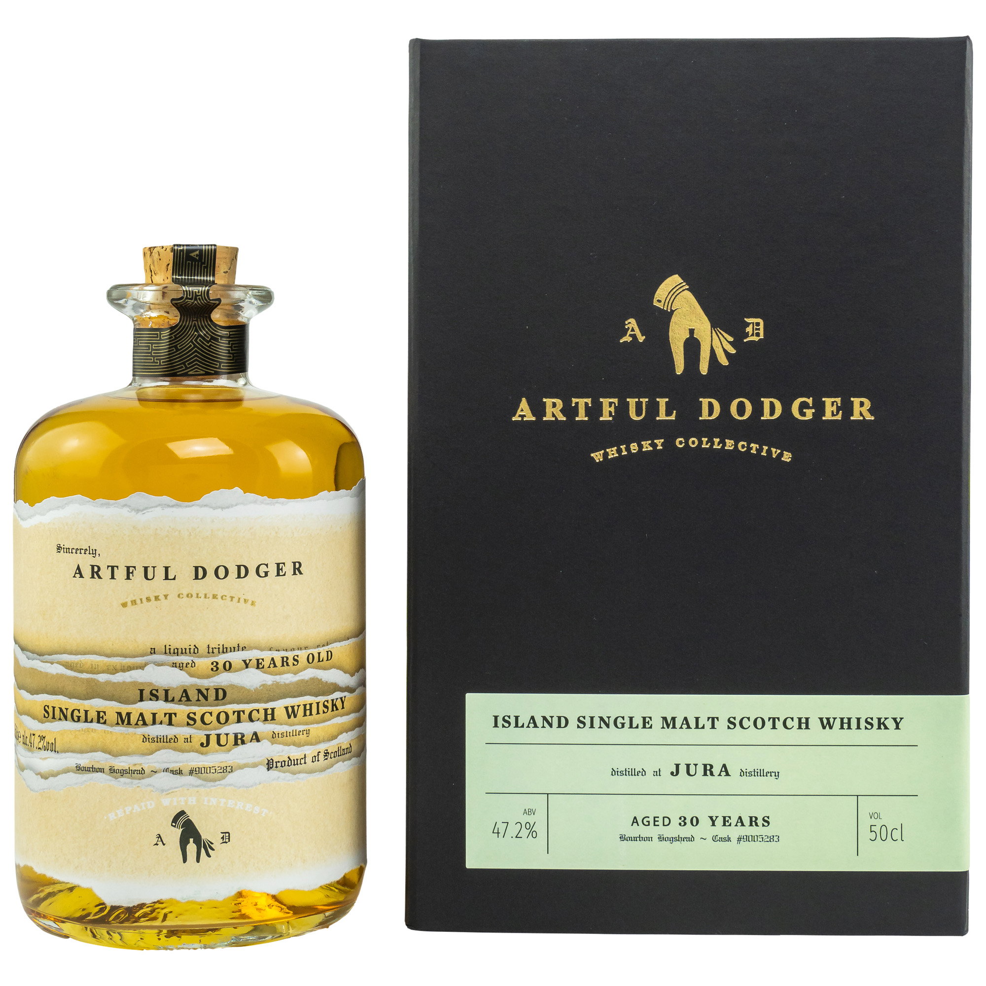 Jura 1990/2021 - 30 y.o. - Bourbon Hogshead #9005283 - Artful Dodger