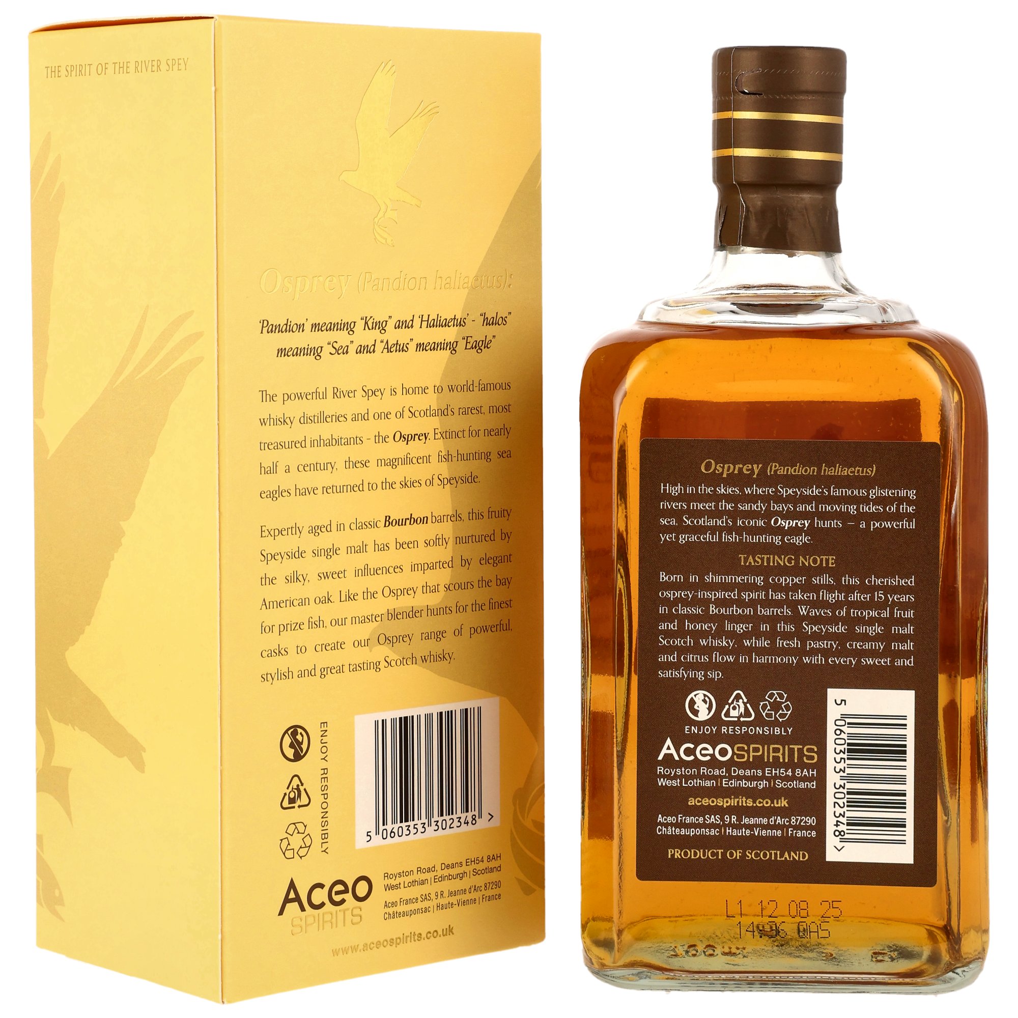 Glentauchers 15 y.o. Single Malt - Bourbon Cask Finish - Osprey