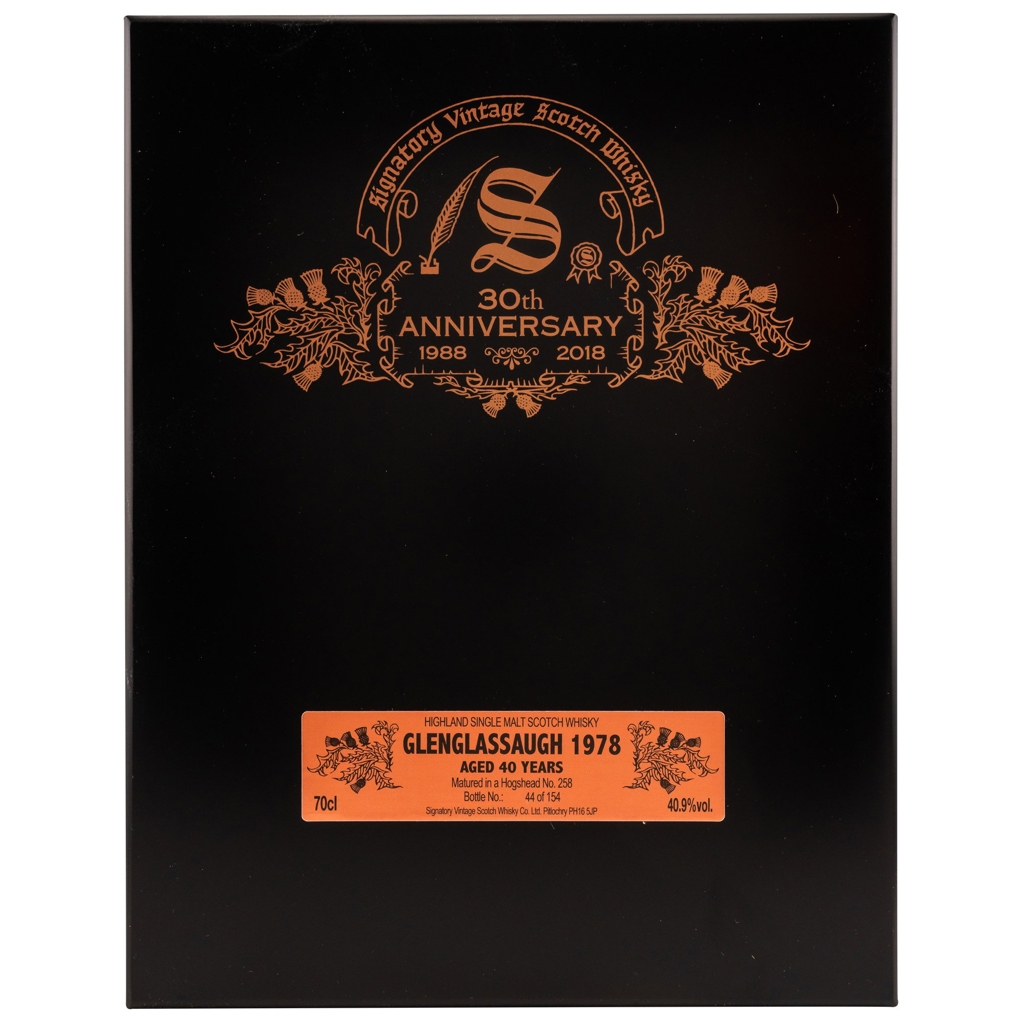 Glenglassaugh 1978/2018 30th Anniversary + 2 Gläser