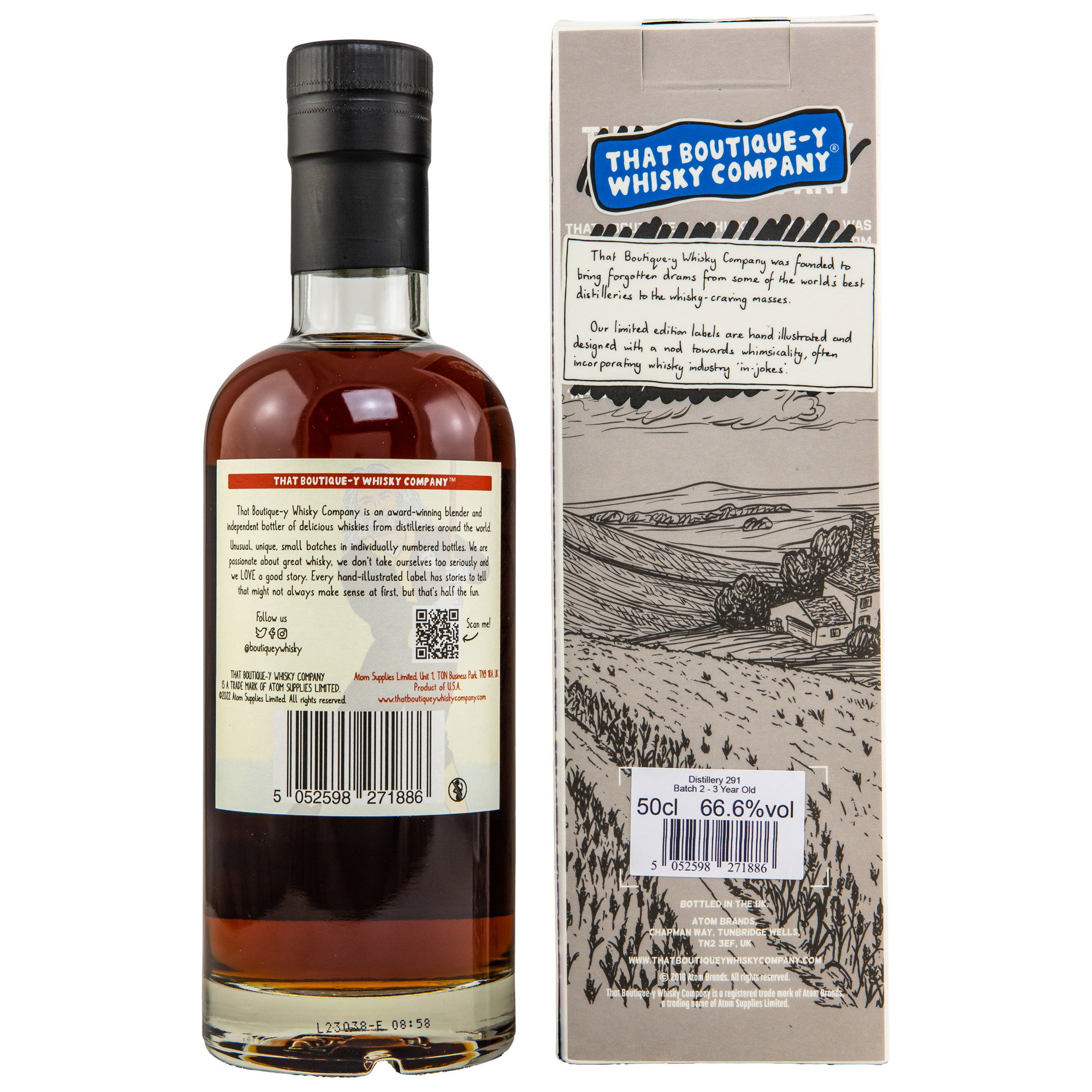 Distillery 291 3 y.o. - Batch 2 (That Boutique-Y Whisky Company)