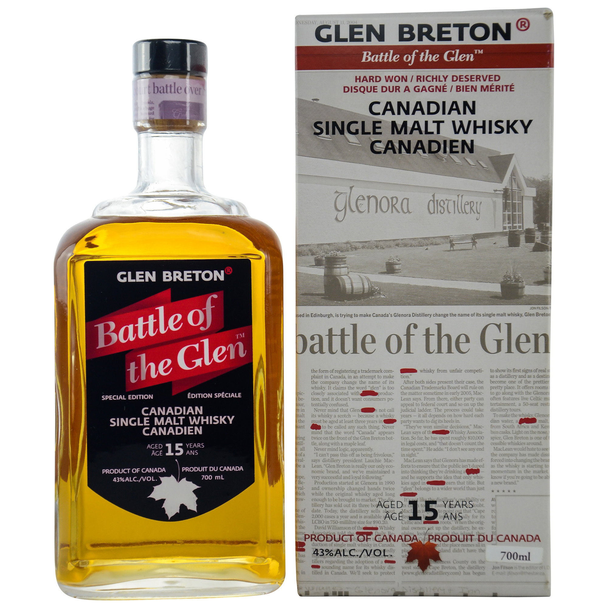 Glen Breton 15 y.o. - Battle of the Glen