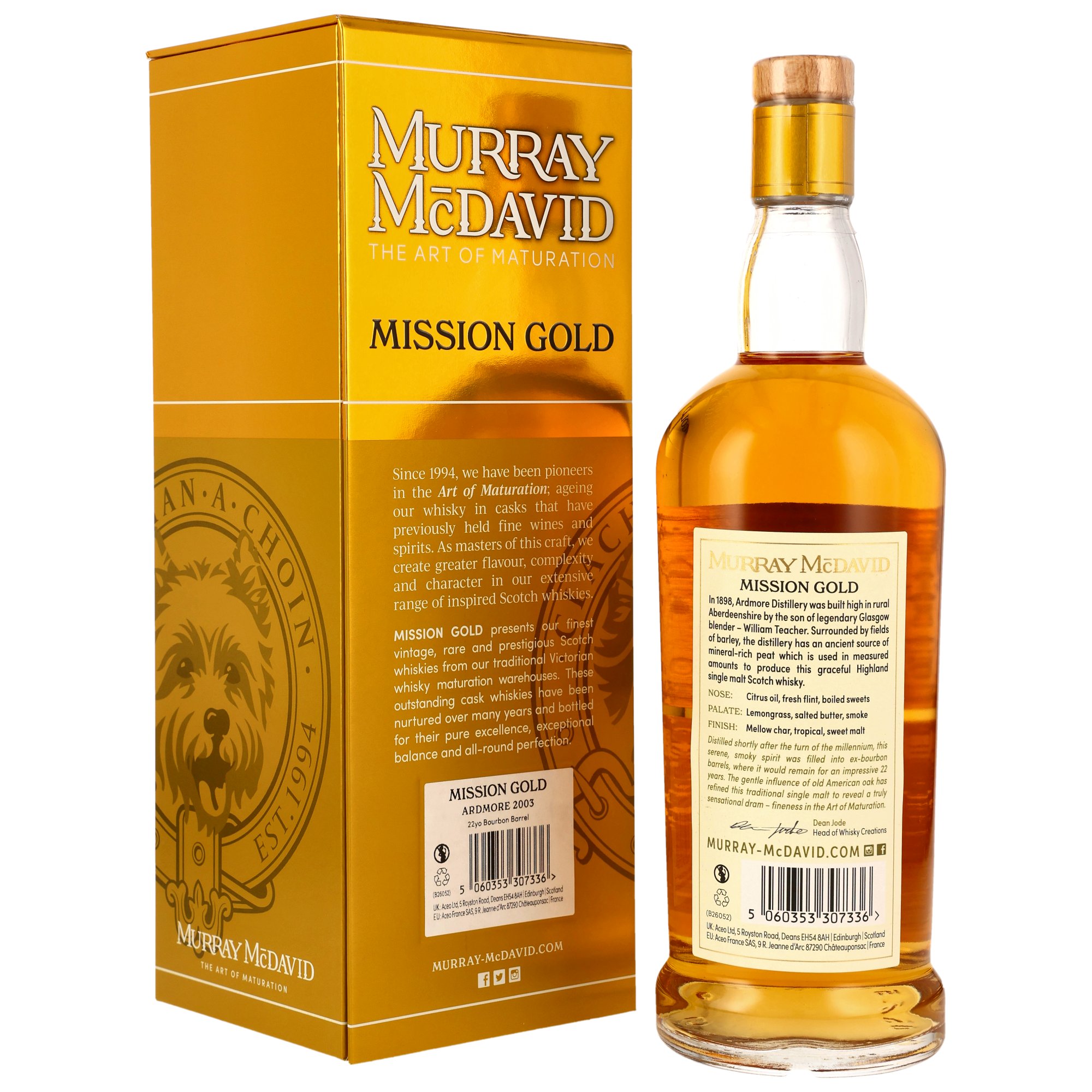 Ardmore 2003/2026 - 22 y.o. - Bourbon Barrels - Murray McDavid