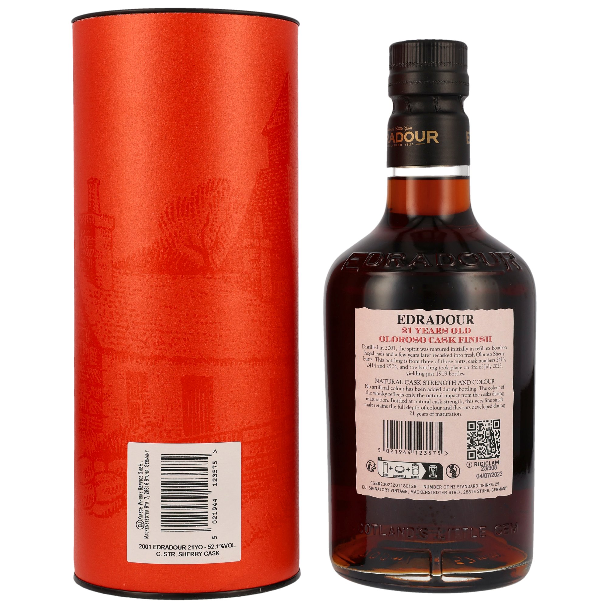 Edradour 21 y.o. - Sherry Finish