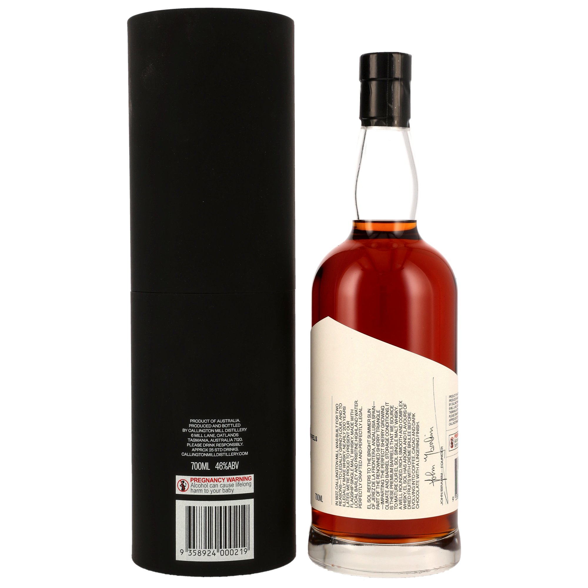 Callington Mill El Sol Single Malt - Sherry Casks