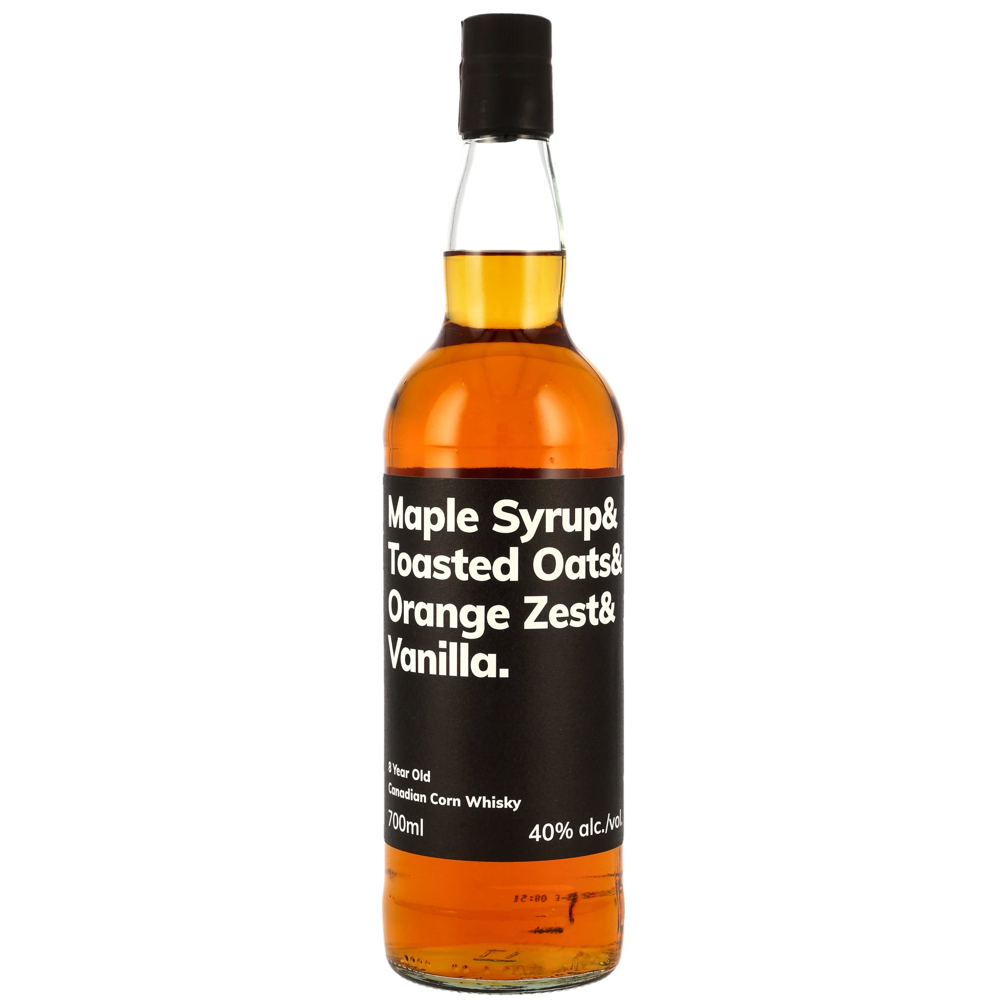 Maple Syrup & Toasted Oats & Orange Zest & Vanilla - 8 y.o. - Canadian Corn Whisky