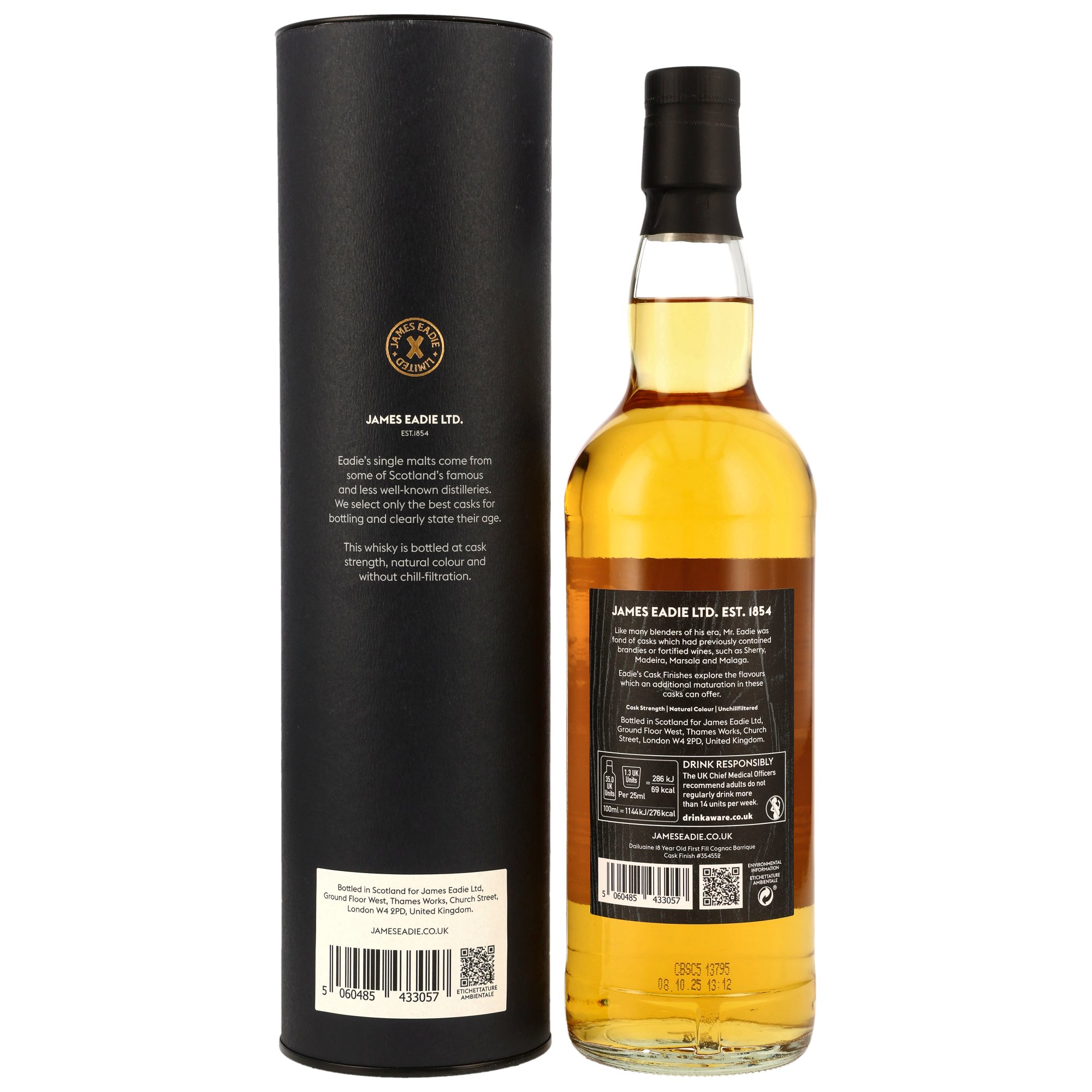 Dailuaine 2007/2025 - 18 y.o. - 1st Fill Cognac Barrique #354552 - James Eadie