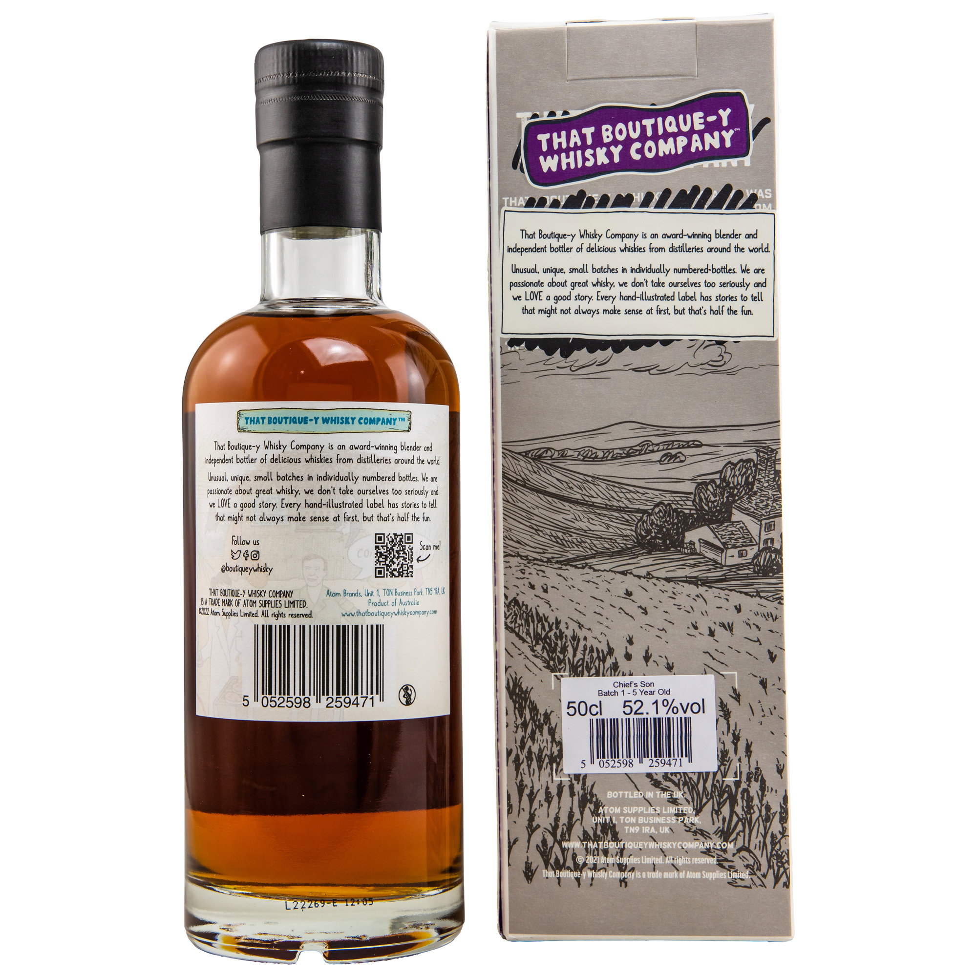 Chiefs Son 5 y.o. Batch 1 (That Boutique-y Whisky Company)