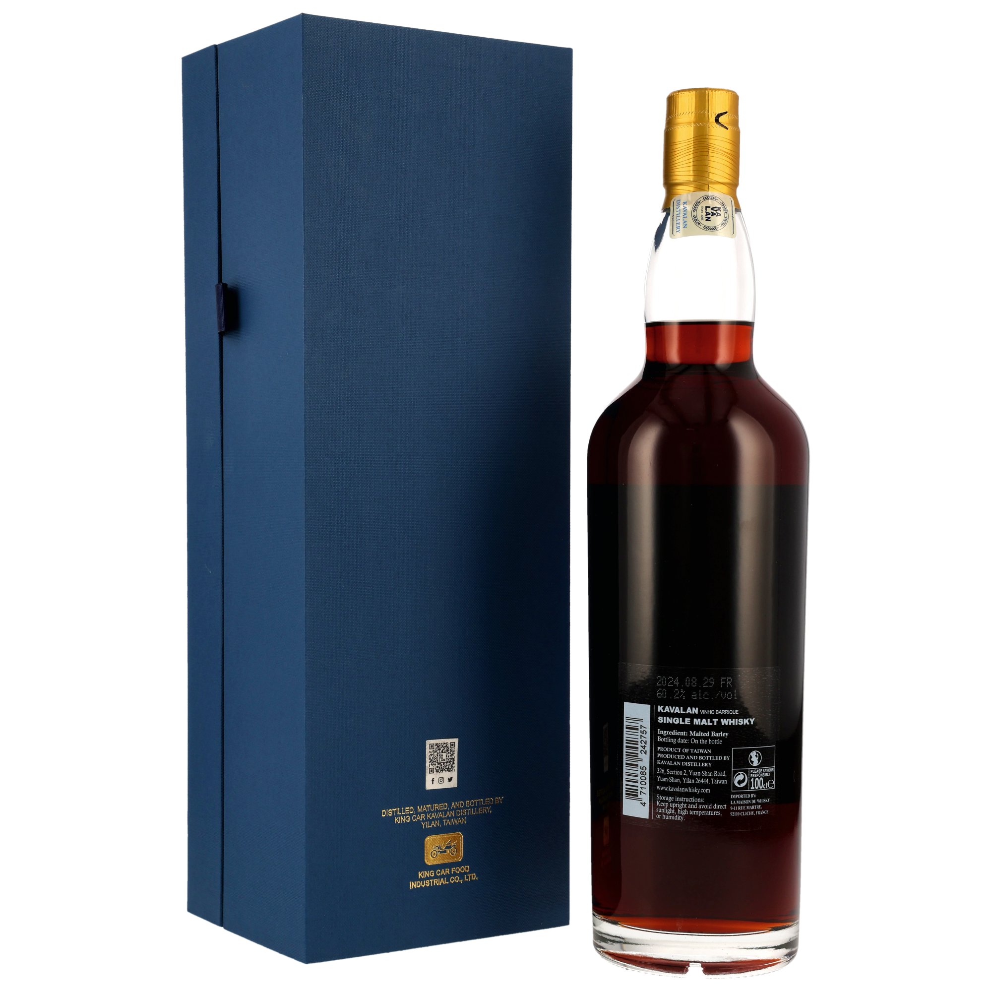 Kavalan Solist / Vinho Barrique / Single Malt Cask - 60,2% - LITER