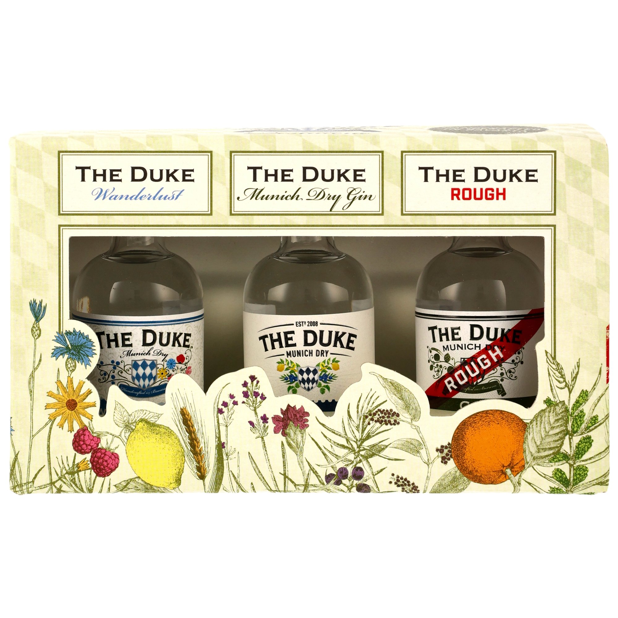 The Duke Gin Miniatur Set 3x 0,05l