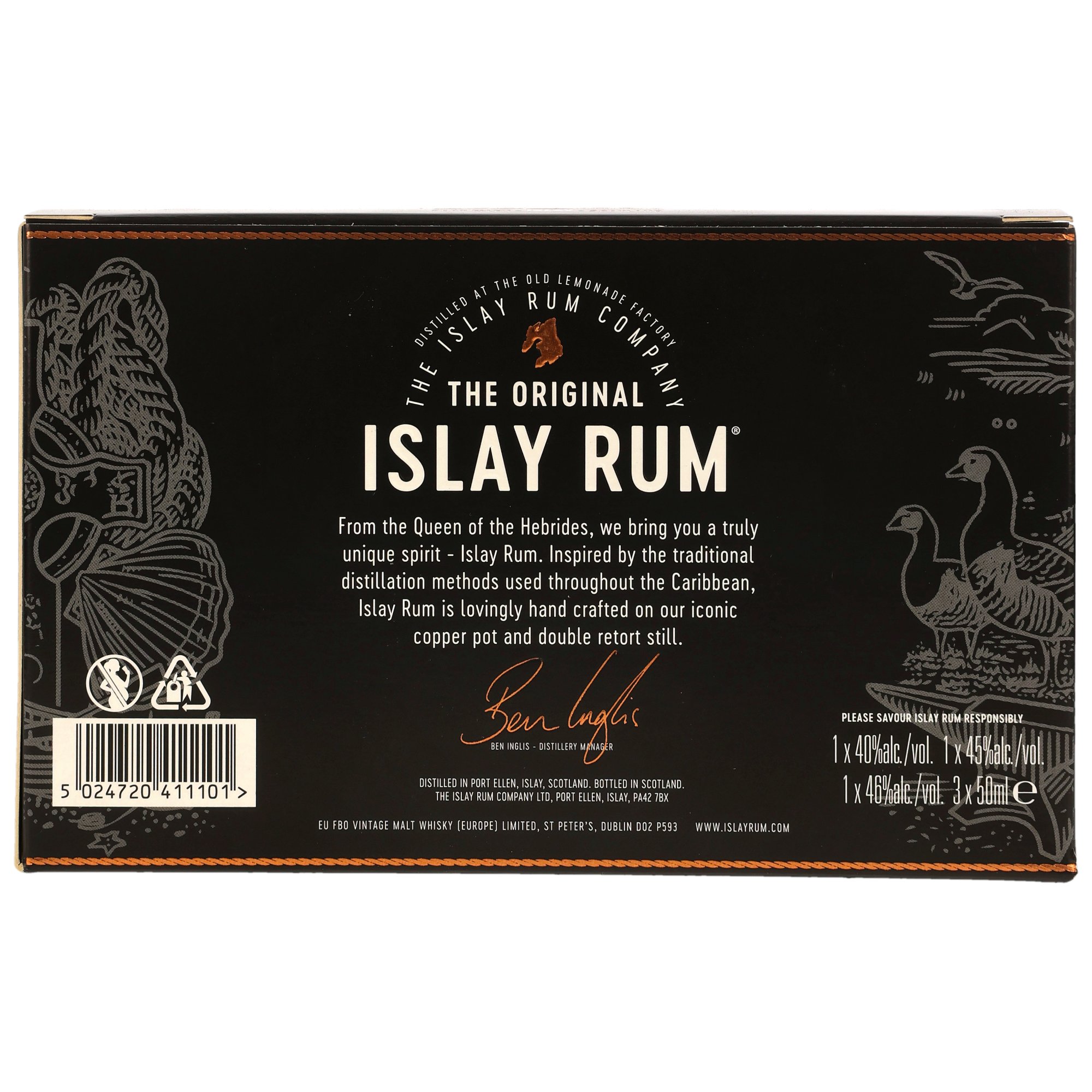 The Islay Rum Company - Islay Rum Mini Selection Pack