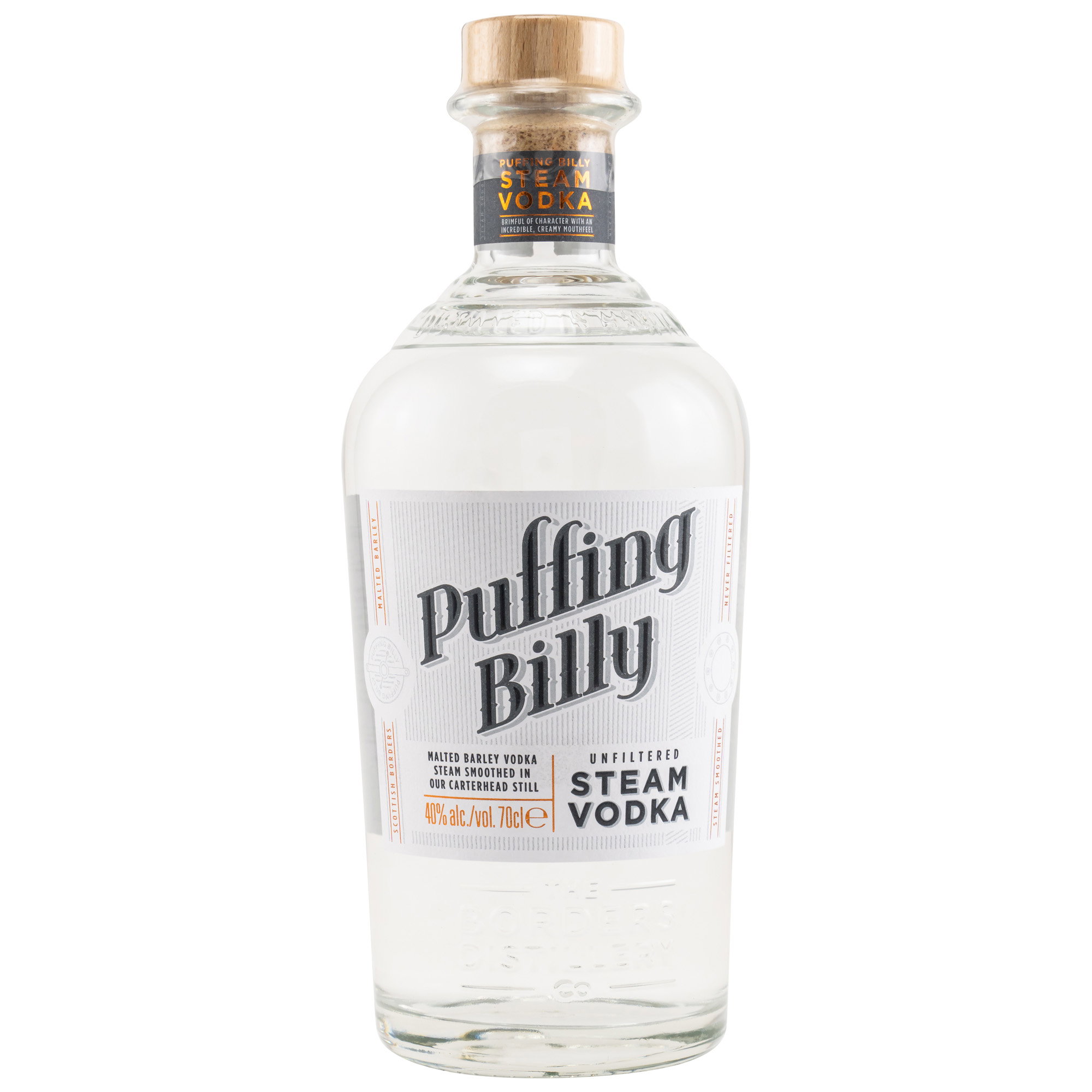 Puffing Billy Steam Vodka - Borders Distillery (Schottland)