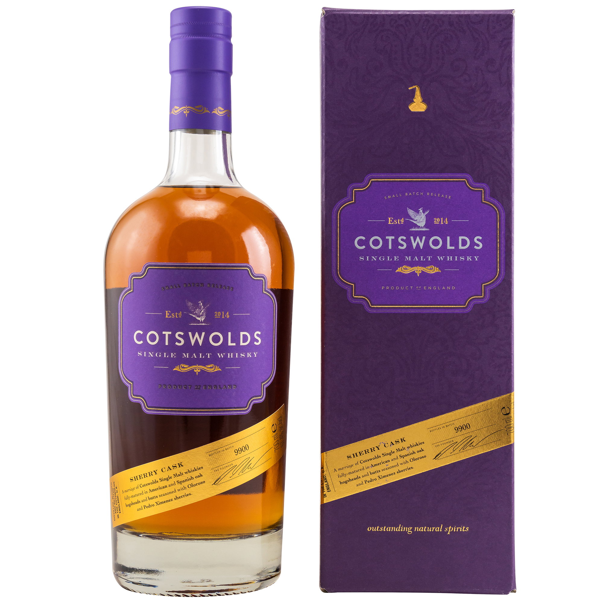 Cotswolds Sherry Cask Single Malt Whisky