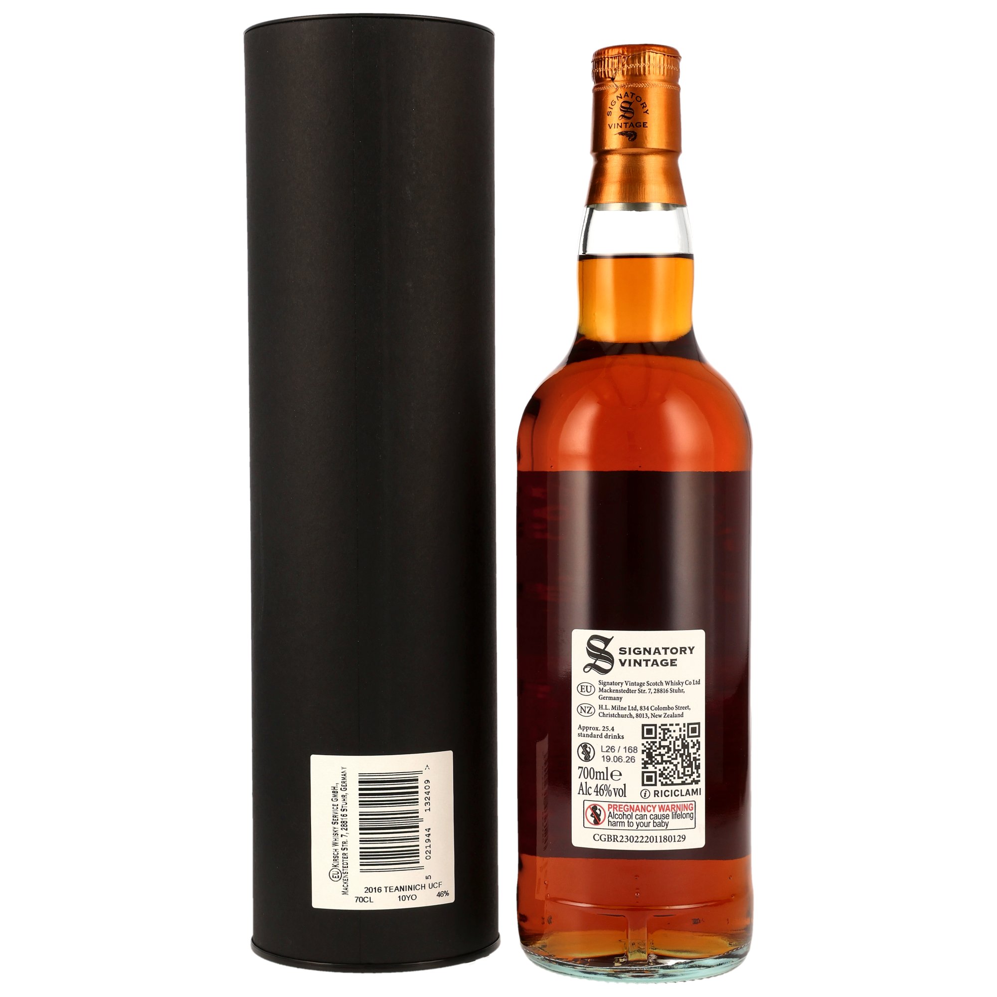 Teaninich 2016/2026 - 10 y.o. - 1st Fill PX Sherry Casks Finish - Sig un-chill