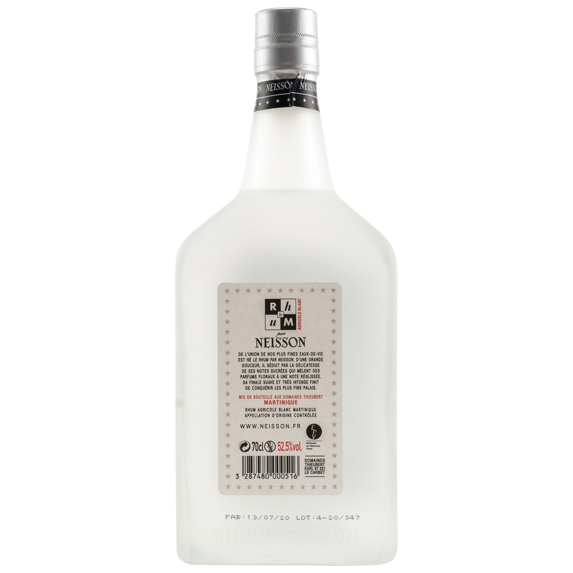 Neisson Rhum Le Rhum par Neisson Agricole Blanc