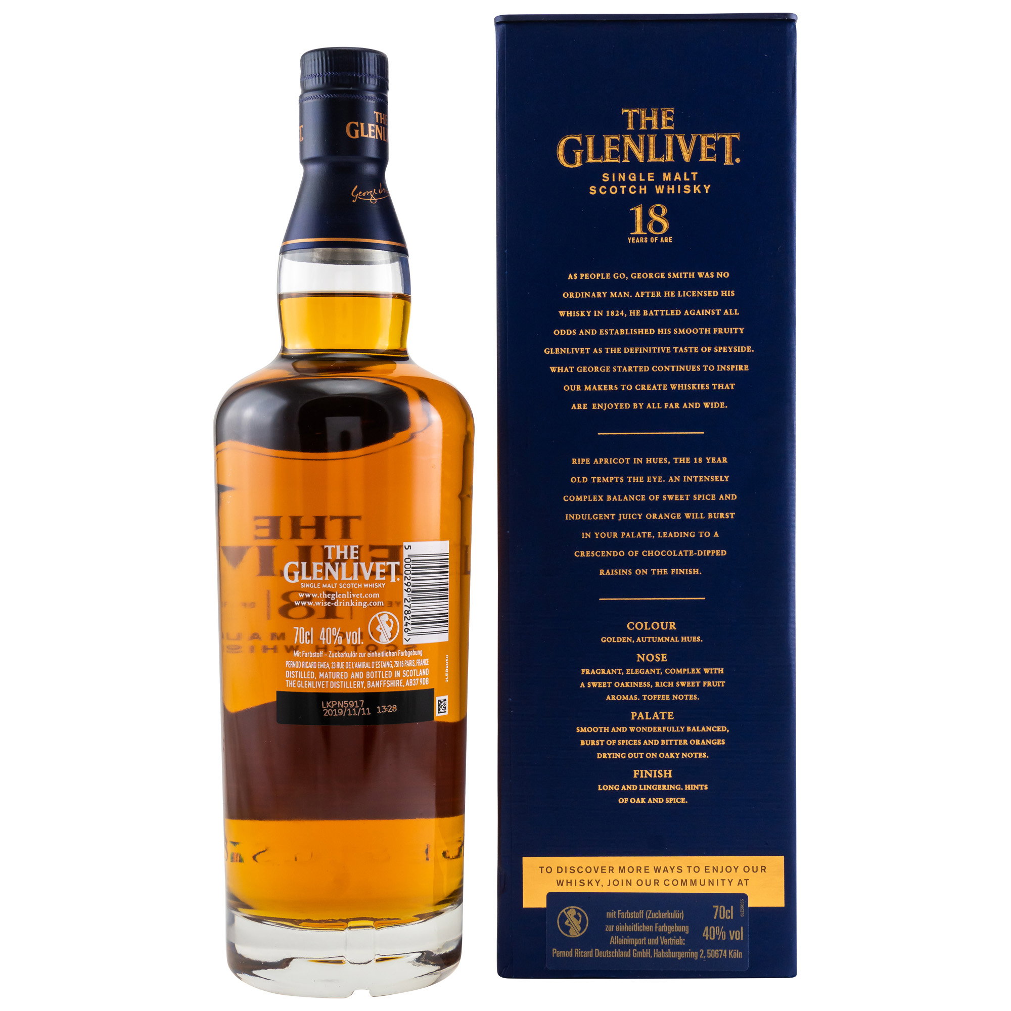 Glenlivet 18 y.o. - Batch Reserve 40%
