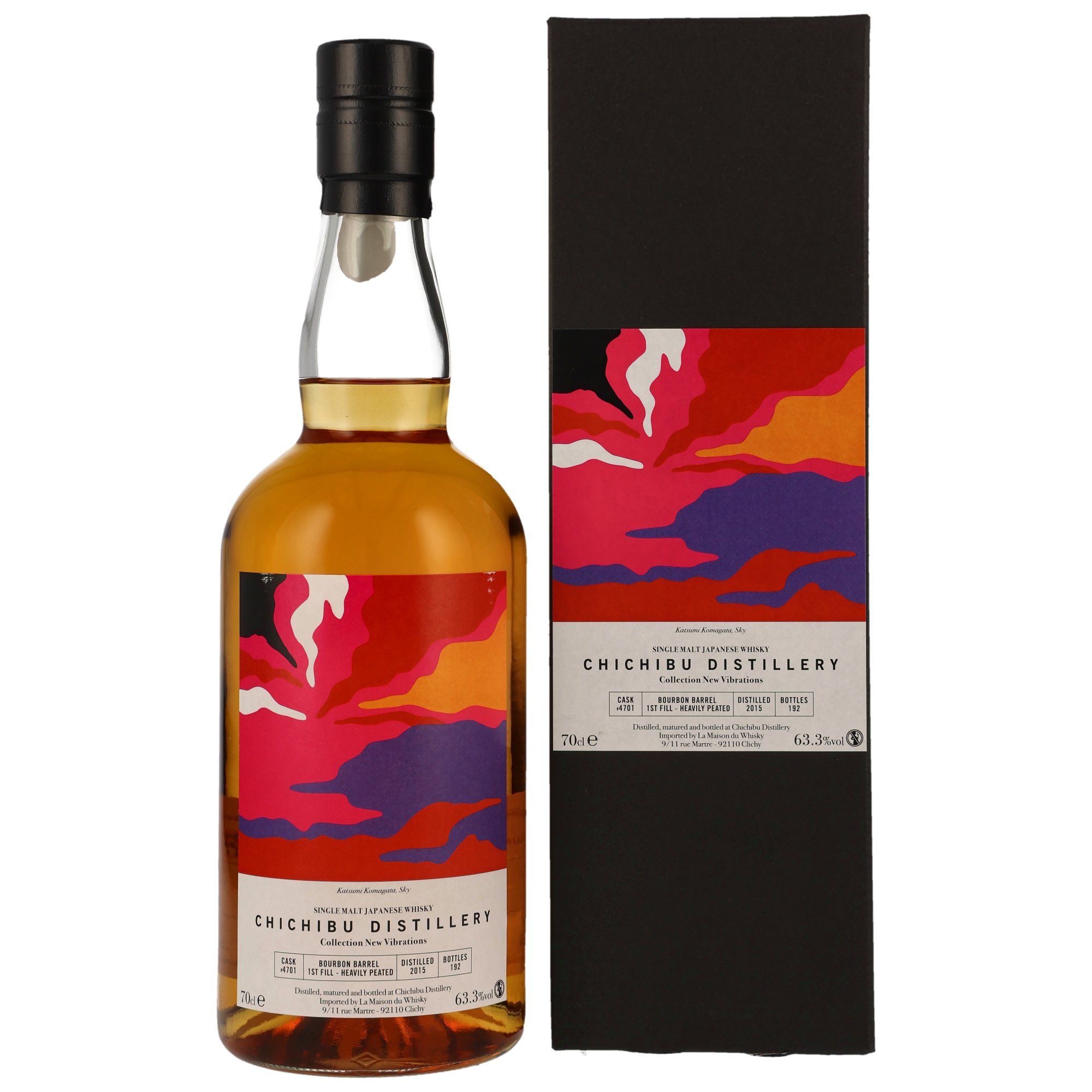 Chichibu Single Malt - 7 y.o. - Heavily Peated - 1st Fill Bourbon Cask No #4701 - New Vibrations