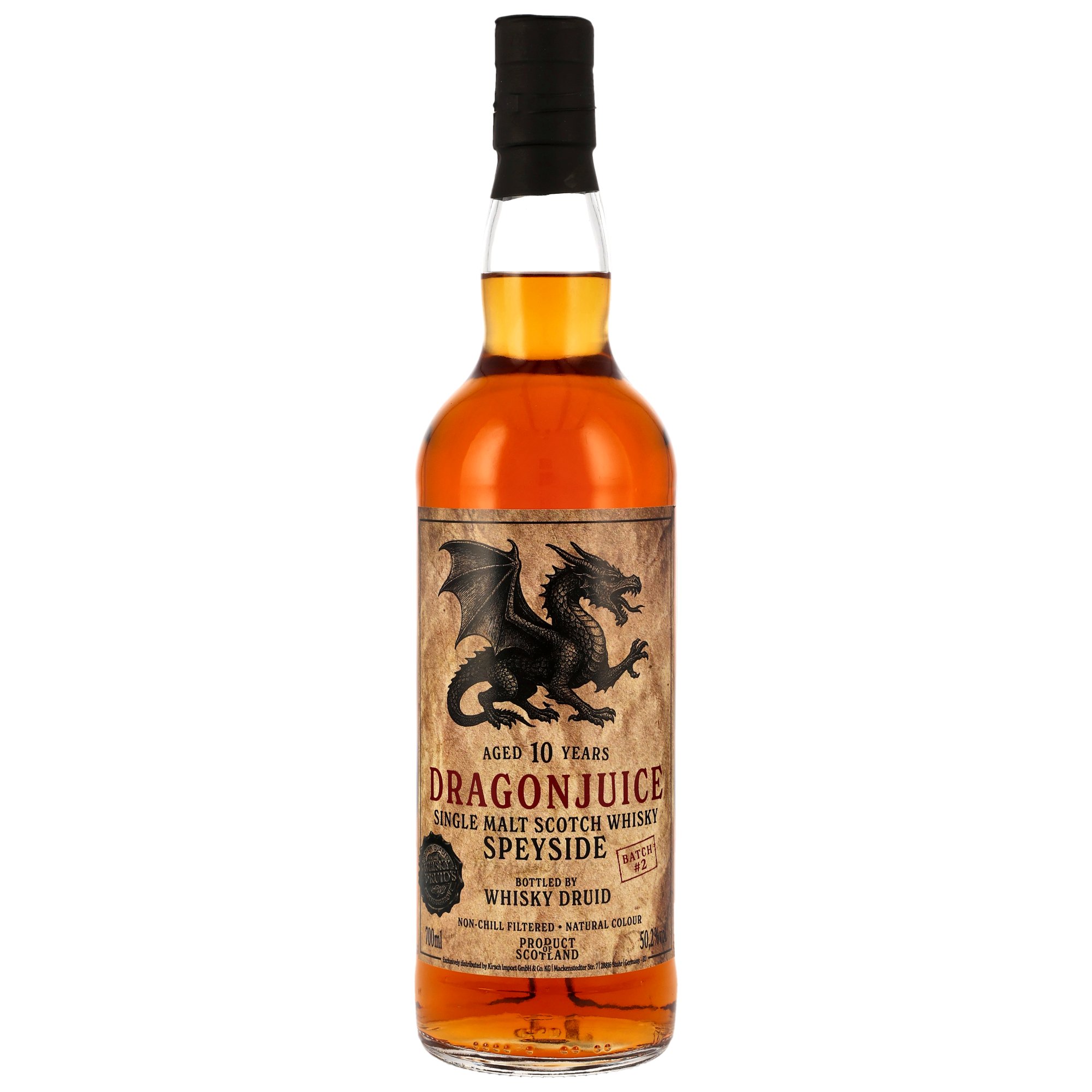Dragonjuice 10 y.o. Speyside Single Malt Whisky - Batch #2 - Whisky Druid