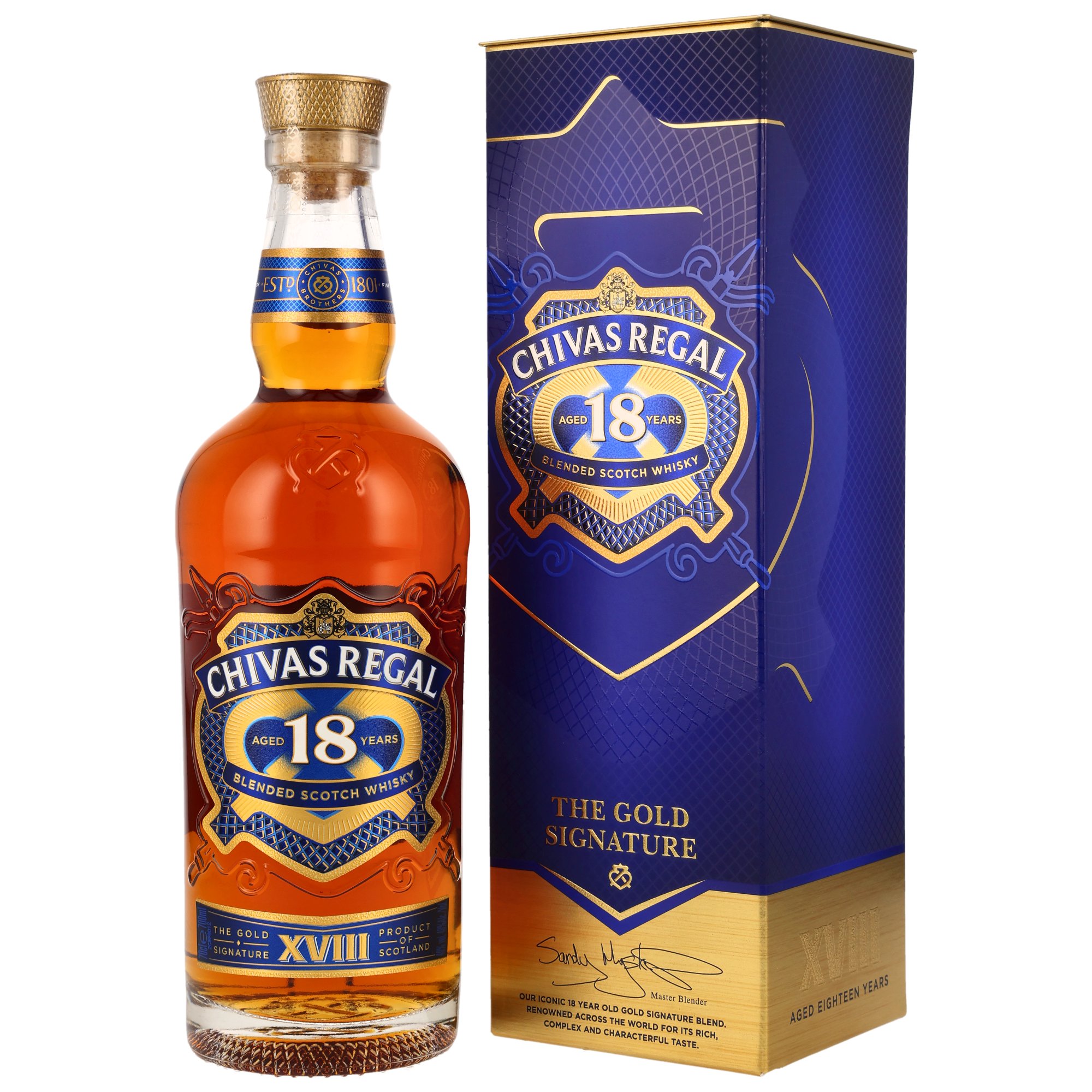 Chivas Regal 18 y.o. Gold Signature - neues Design 2024