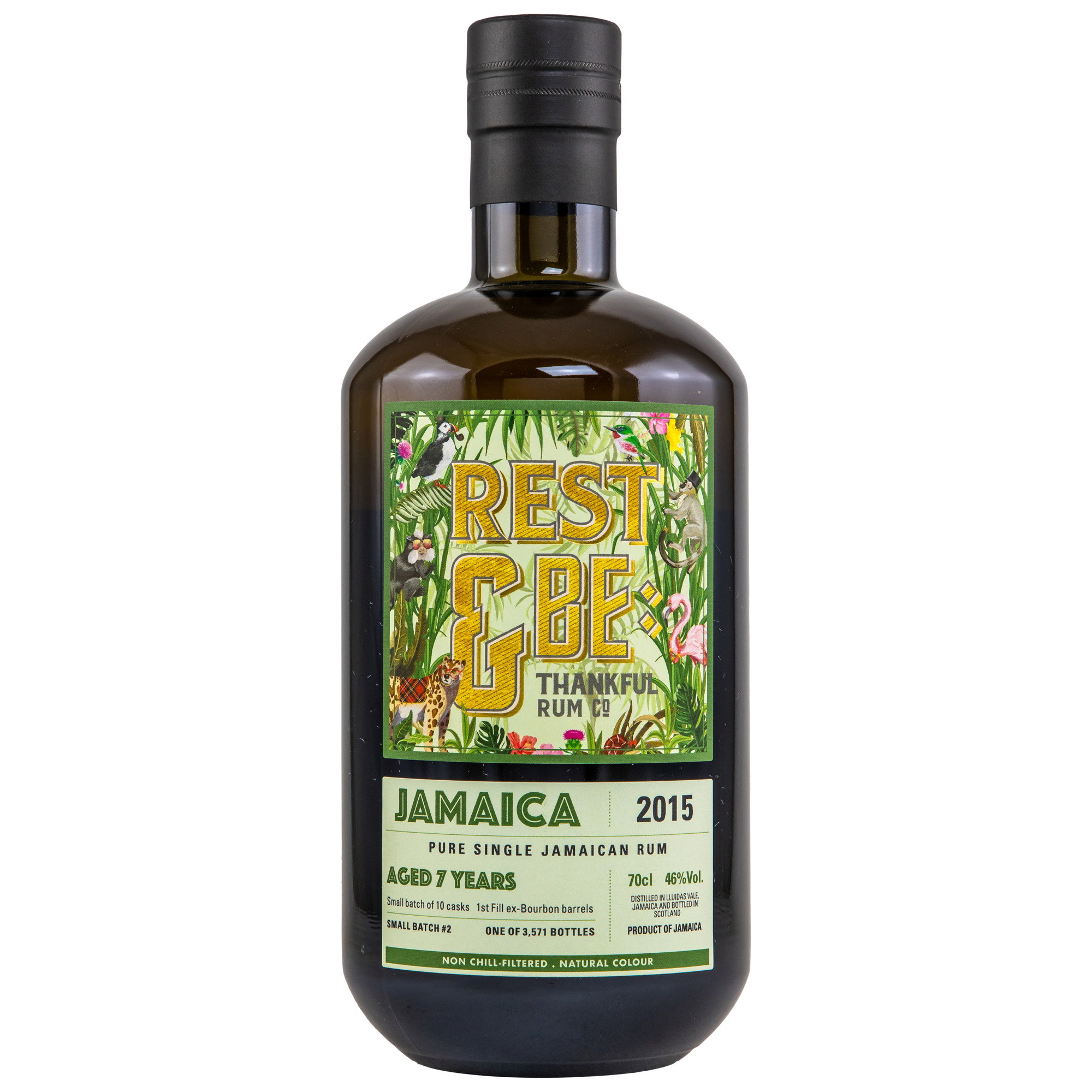 Jamaica Single Rum (Lluidas Vale - Worthy Park)  2015/2023 - 7 y.o. - Small Batch #2 - Rest & Be Thankful