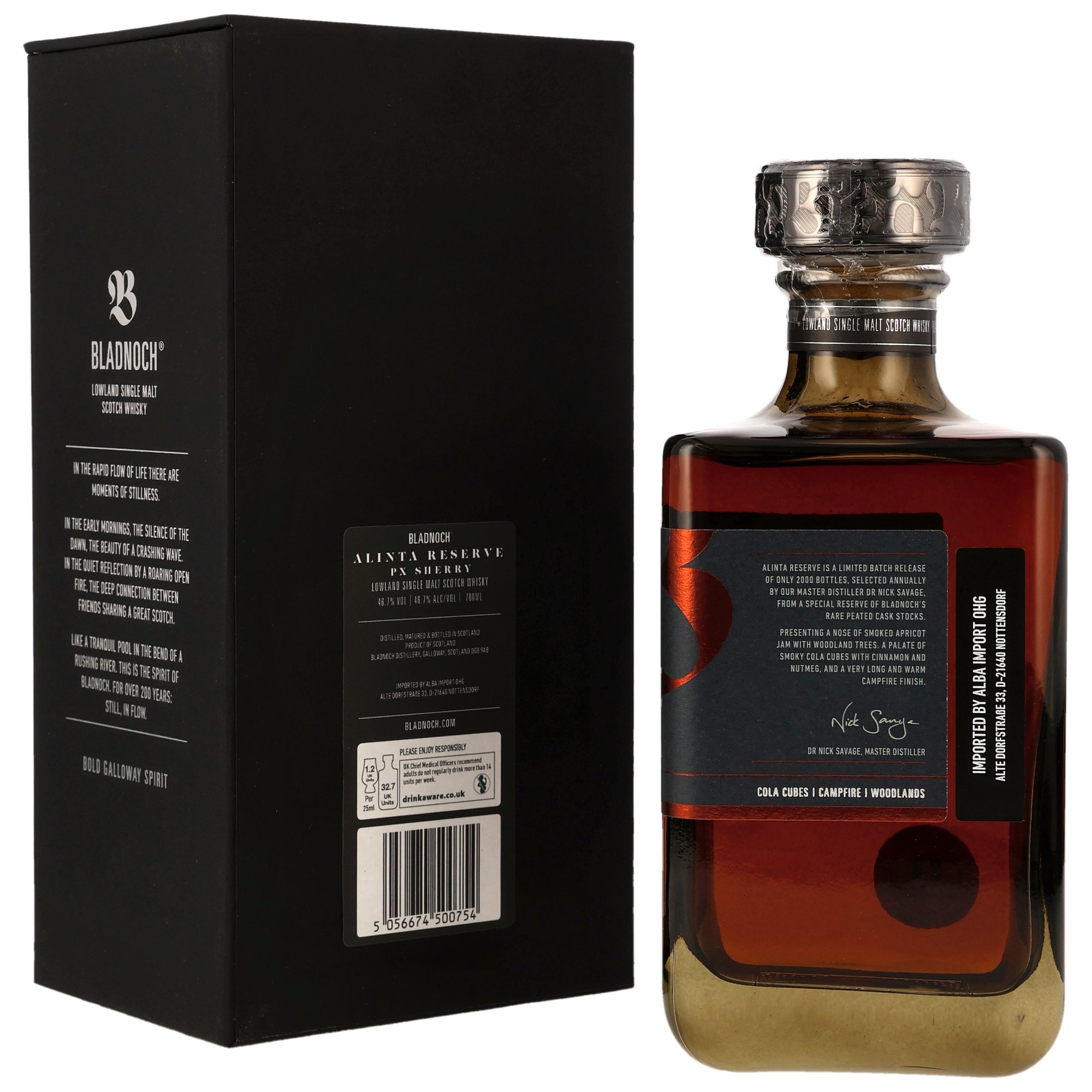 Bladnoch Alinta Reserve Peated Collection - PX Cask - German Exclusive