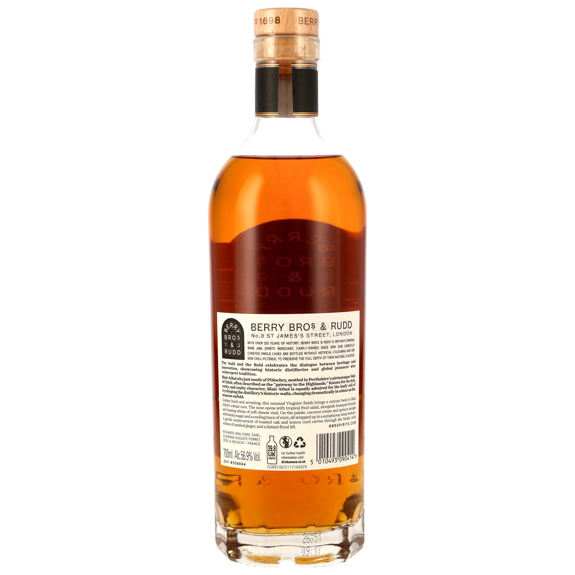 Blair Athol 2011 - 14 y.o.- Viognier Cask Finisch - #308064 The Auld & The Bold (Berry Bros & Rudd)