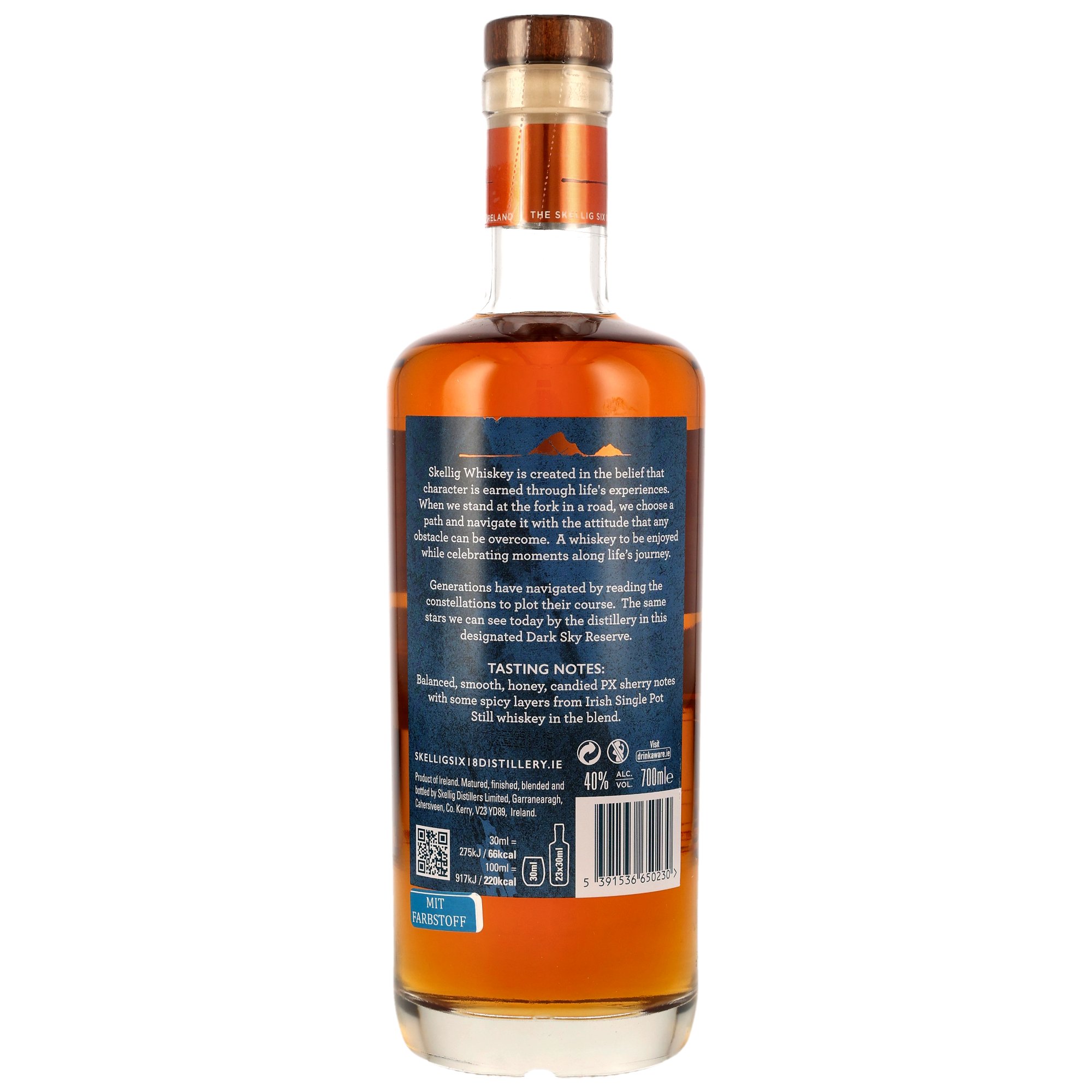 Skellig Small Batch Irish Whiskey PX Sherry Cask Finish