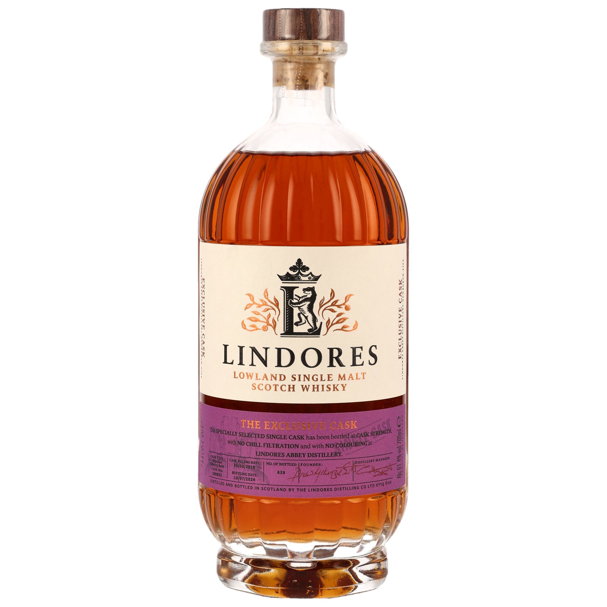 Lindores Abbey 2018/2024 - 6 y.o. - The Exclusive Cask #180093 Oloroso Cask