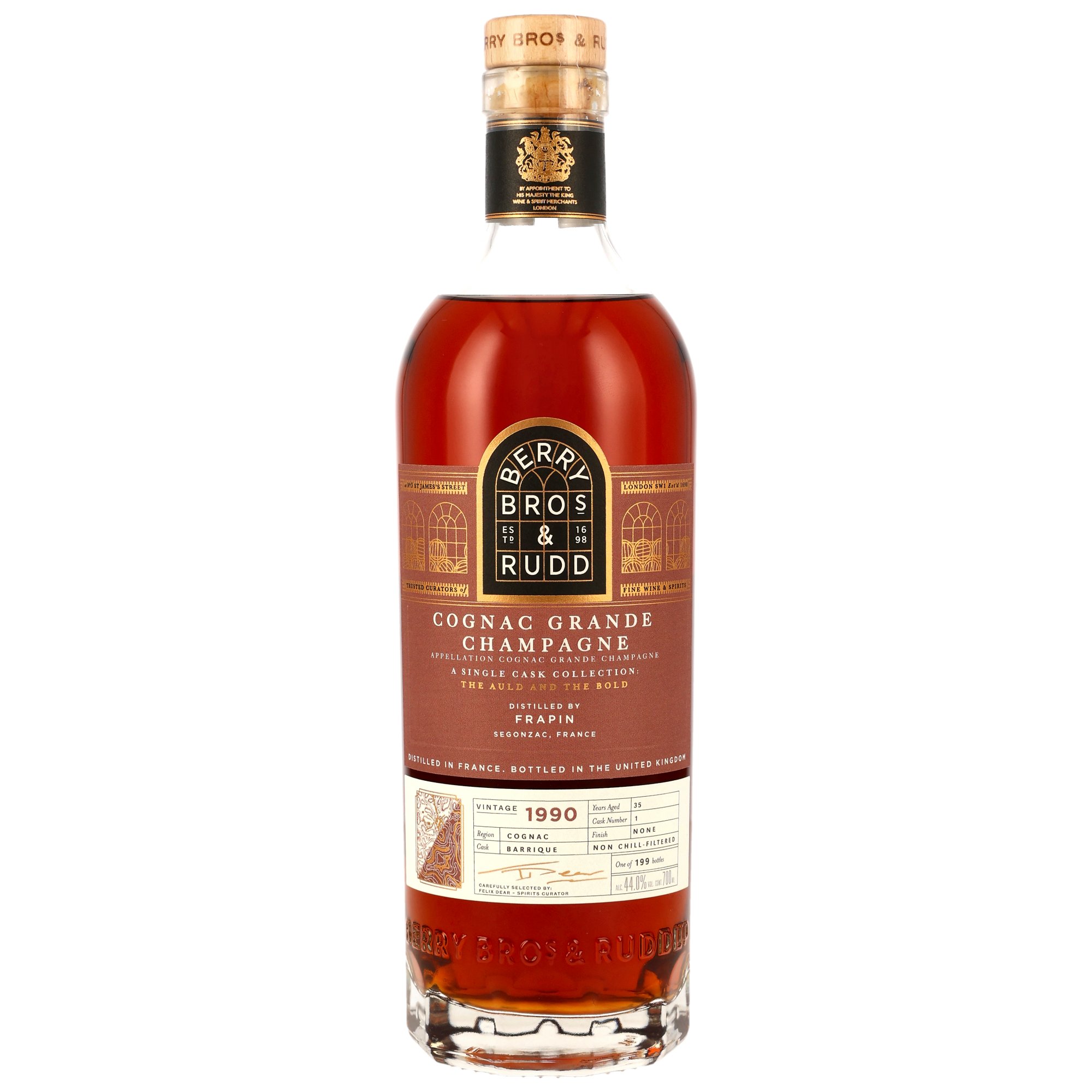 Frapin Cognac 1990 - 35 y.o. - Barrique #1 The Auld & The Bold (Berry Bros & Rudd)