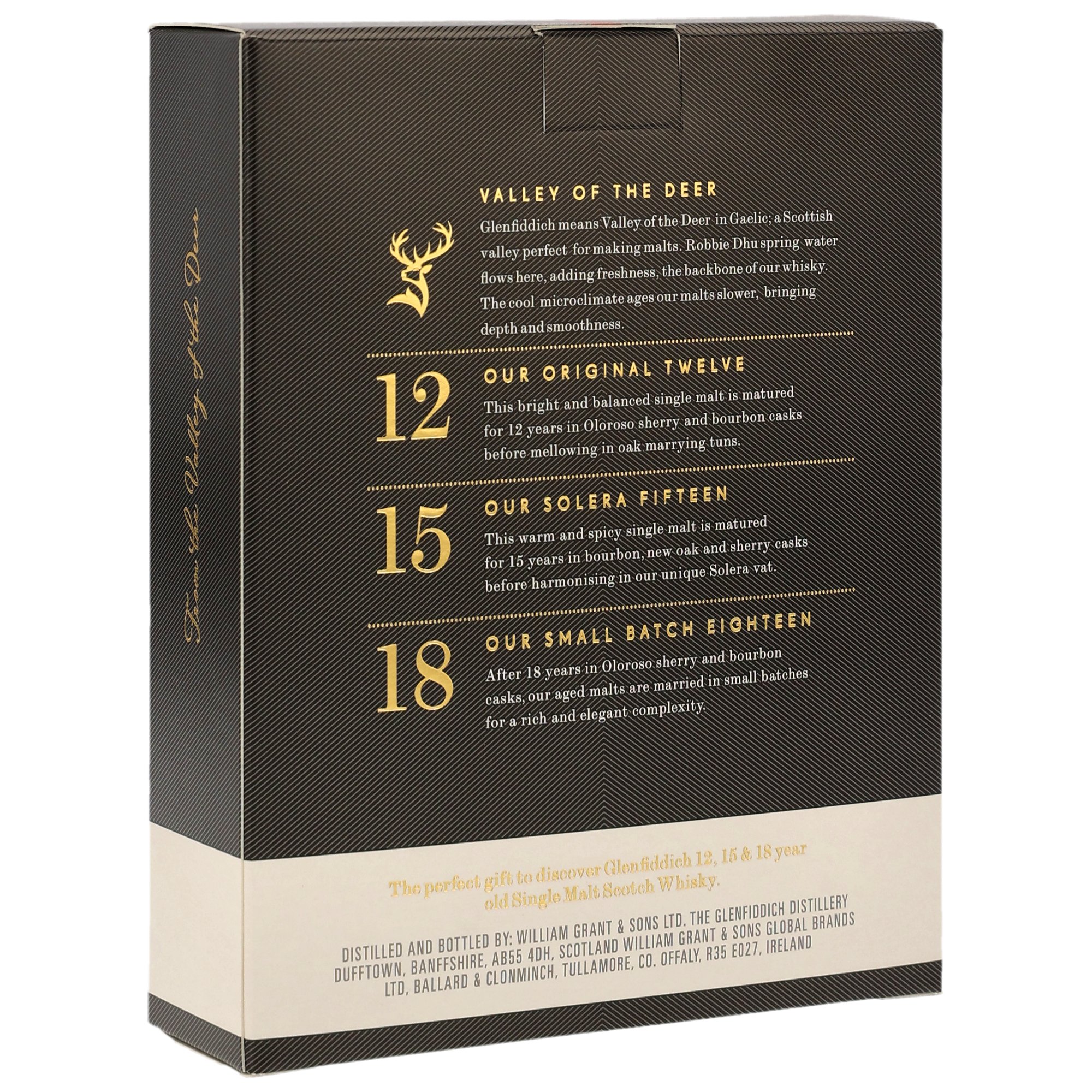 Glenfiddich 12/15/18 y.o. Tasting Pack Collection 3x5cl
