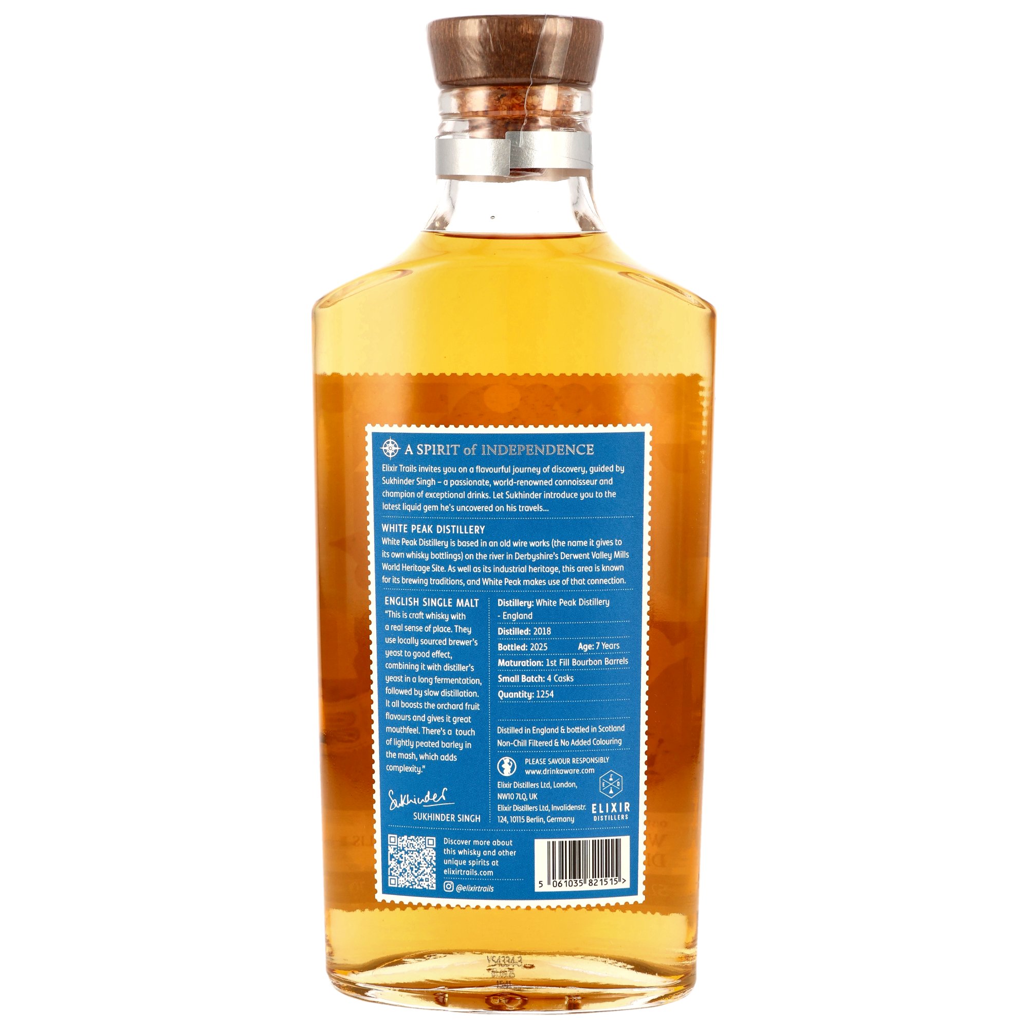 White Peak Distillery English Single Malt 2018/2025 - 7 y.o. (The Whisky Trail)