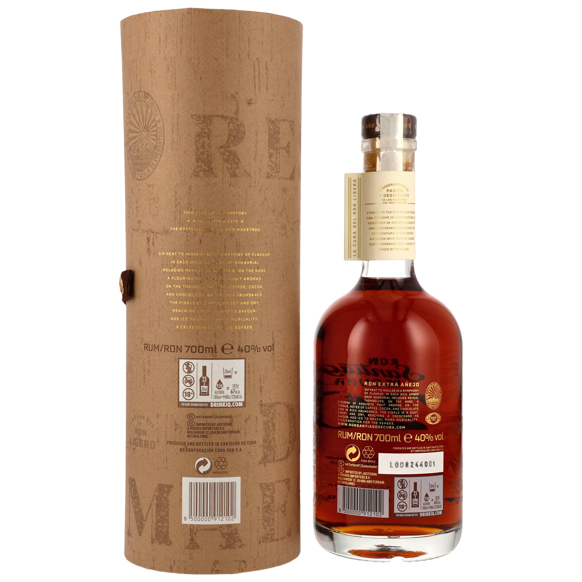 Santiago de Cuba 20 y.o. Rum - Extra Anejo Gran Reserva