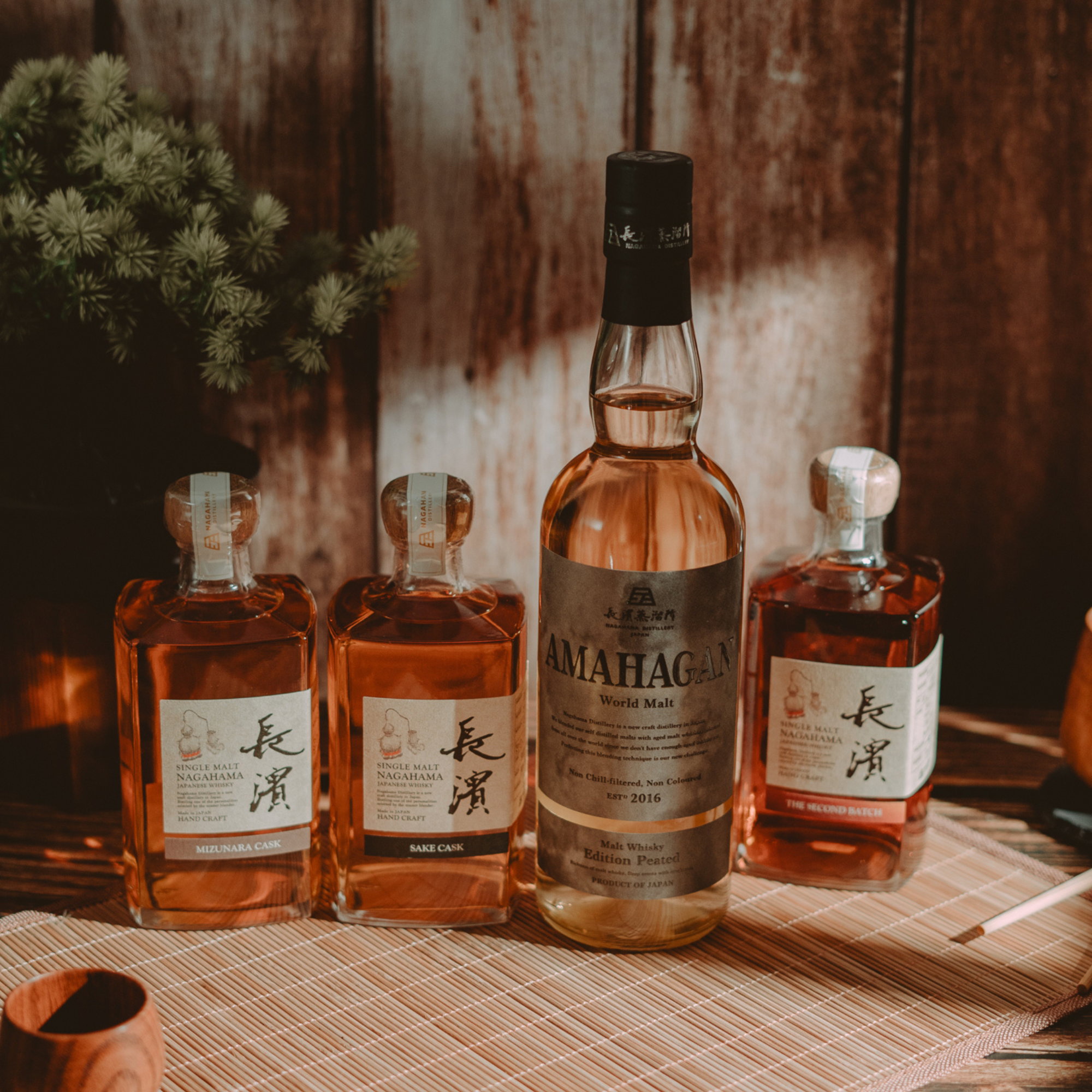 Nagahama Single Malt 2020/2023 - 3 y.o. - Lightly Peated Mizunara Cask #1060