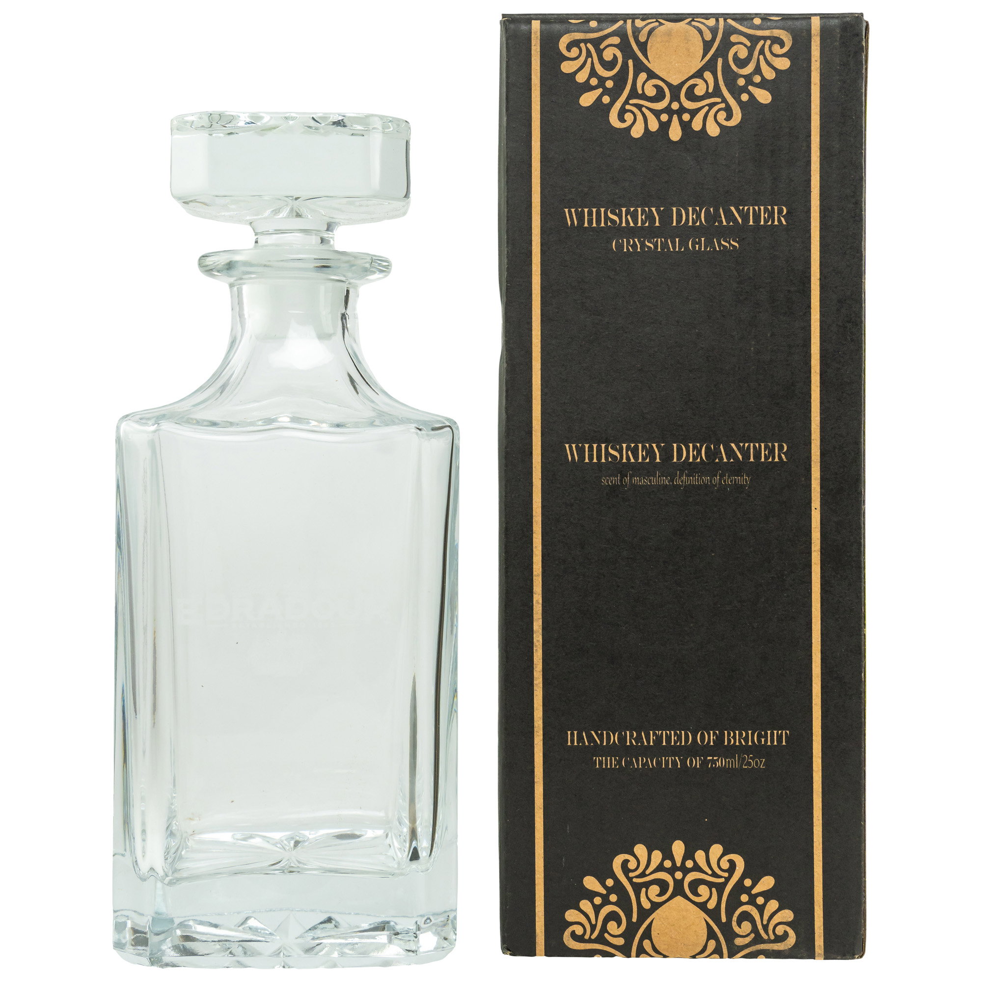 Dekanter mit Edradour Logo