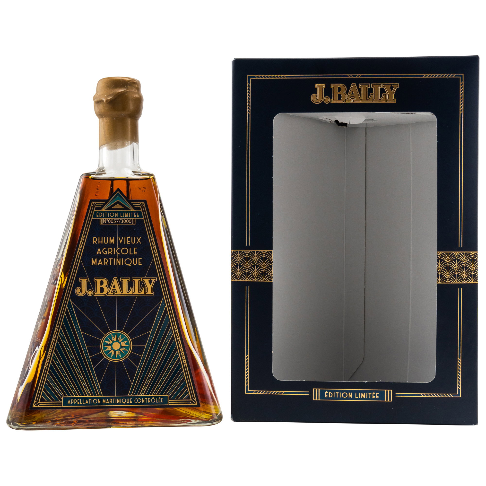 J.Bally Rhum Vieux Agricole Edition Art Deco