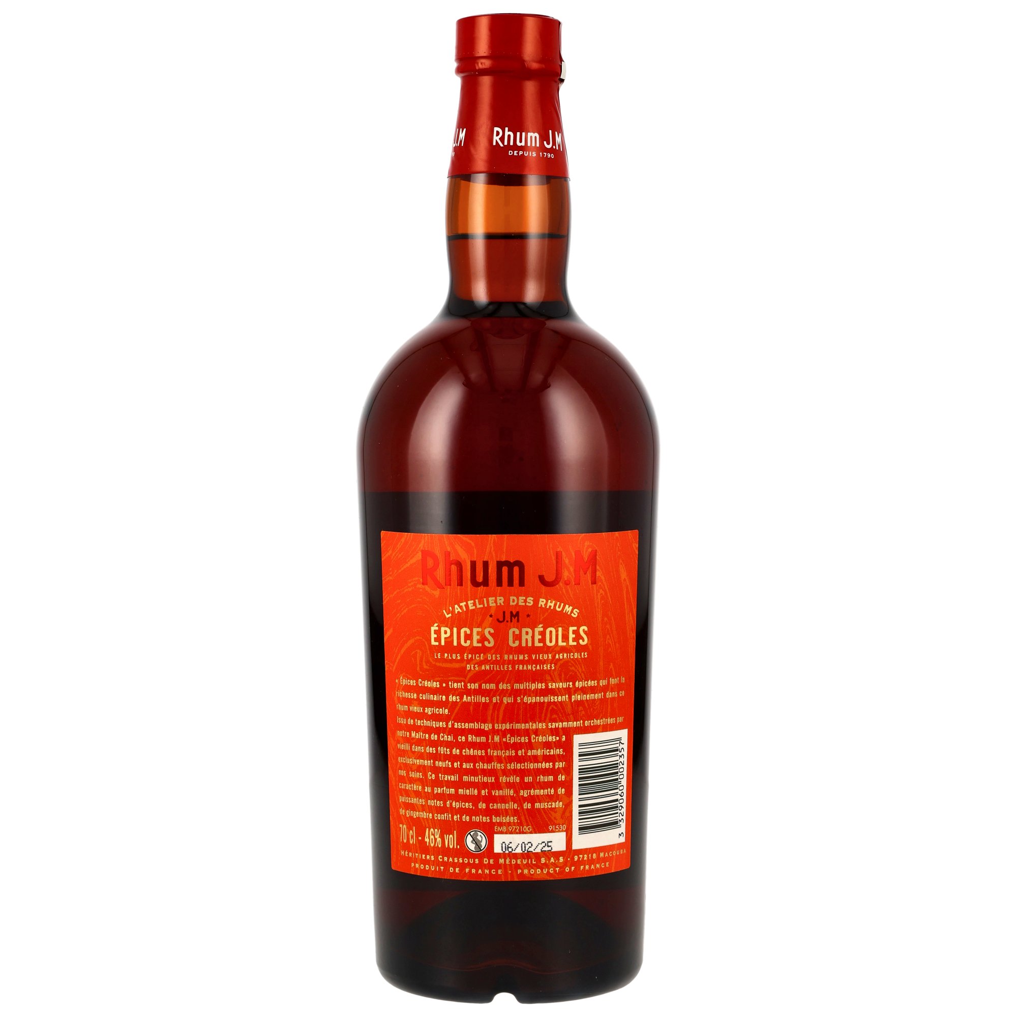 Rhum J.M Epices Creoles