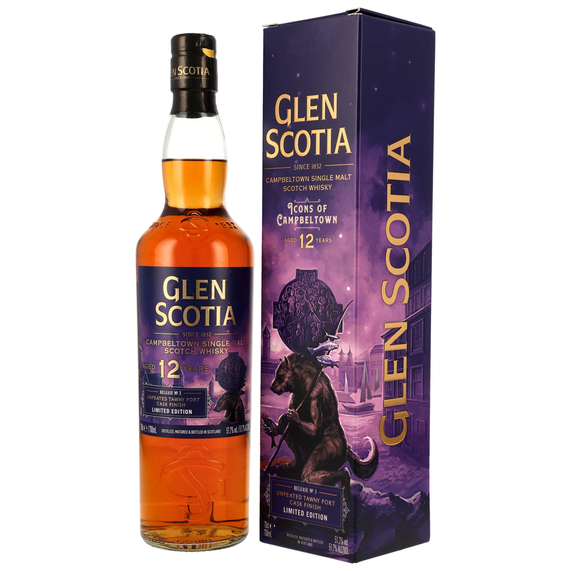 Glen Scotia 12 y.o. - Tawny Port Cask Finish - Icons of Campbeltown Release No.3