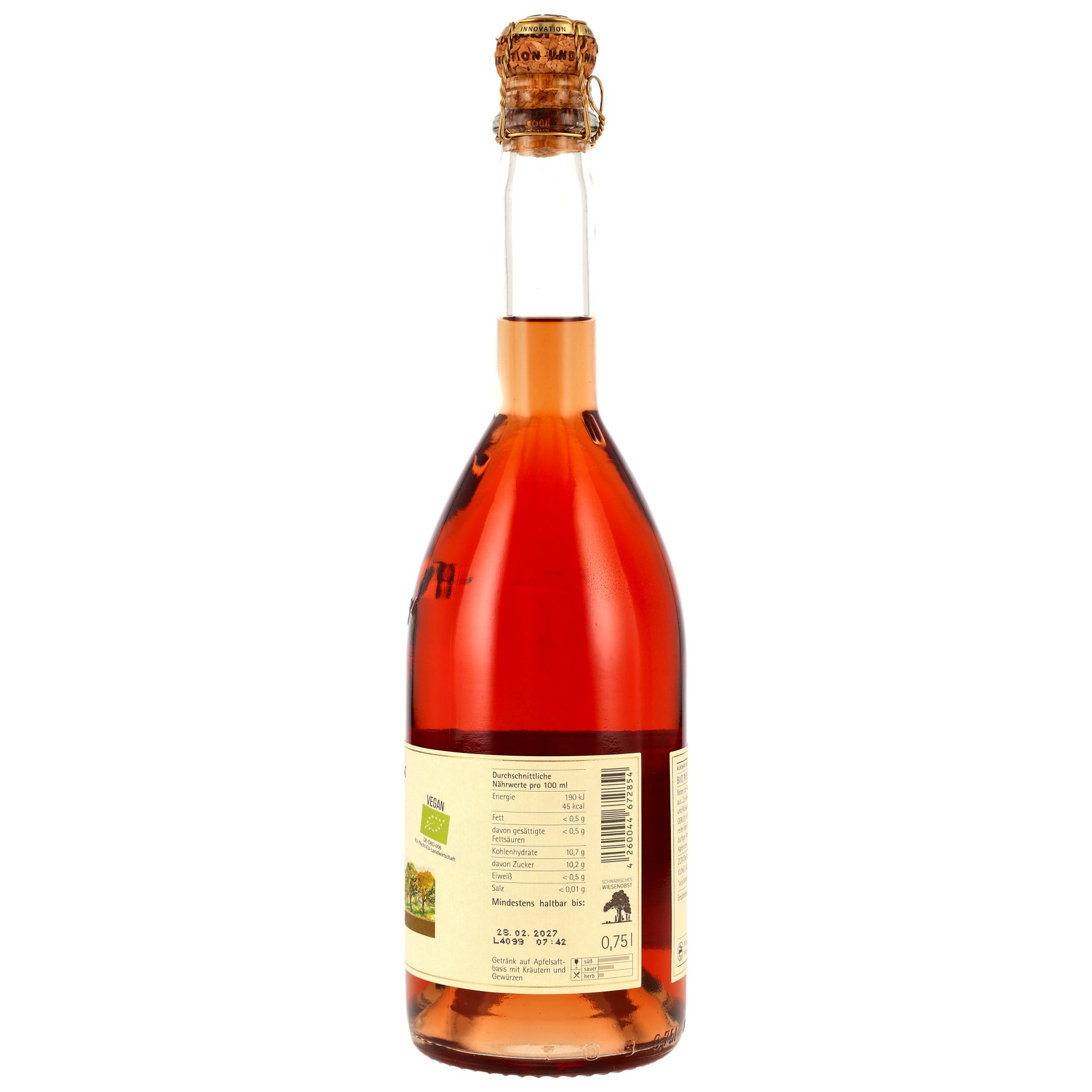 Bio-Rose Alkoholfrei - MHD Artikel - Manufaktur Jörg Geiger