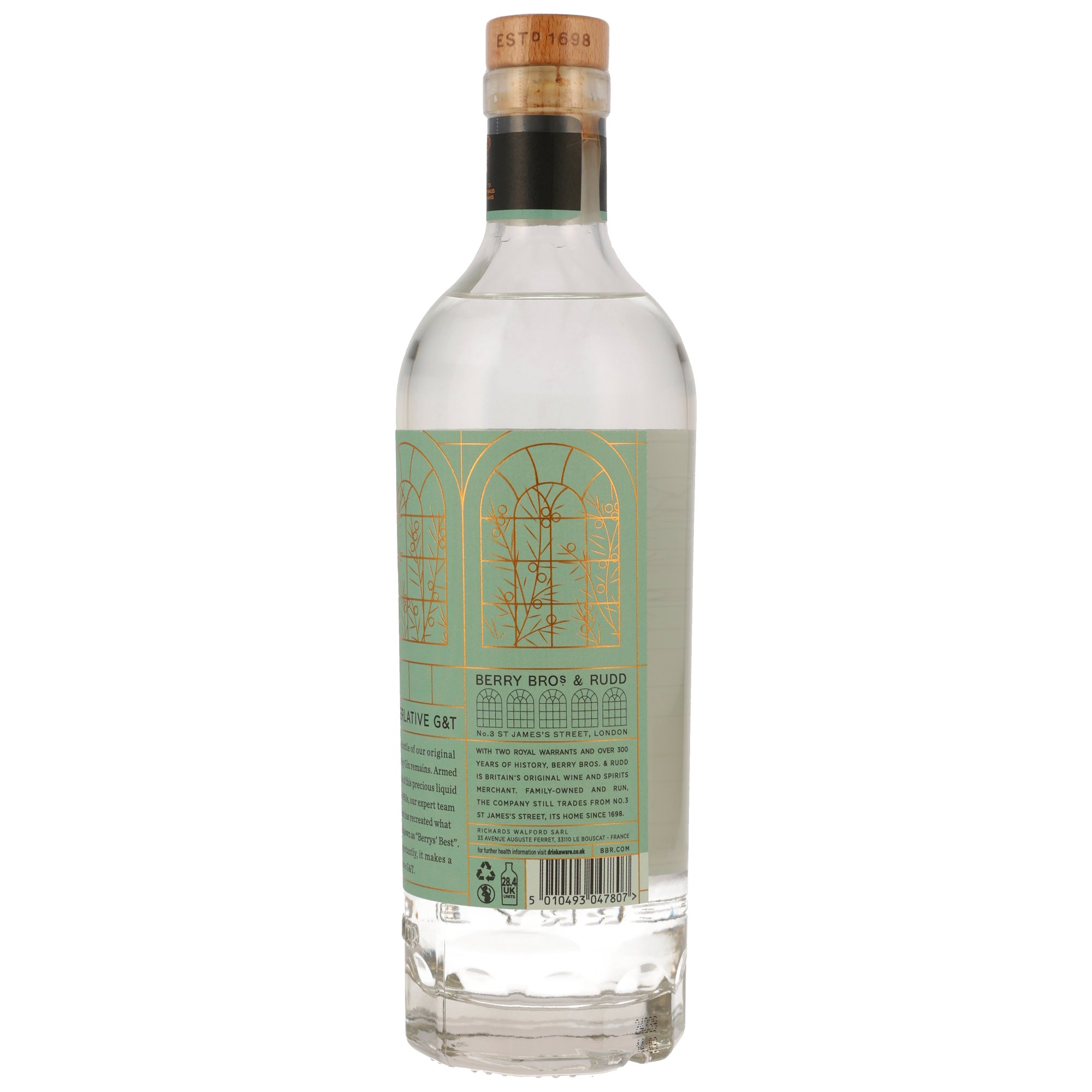 London Dry Gin  (Berry Bros and Rudd)