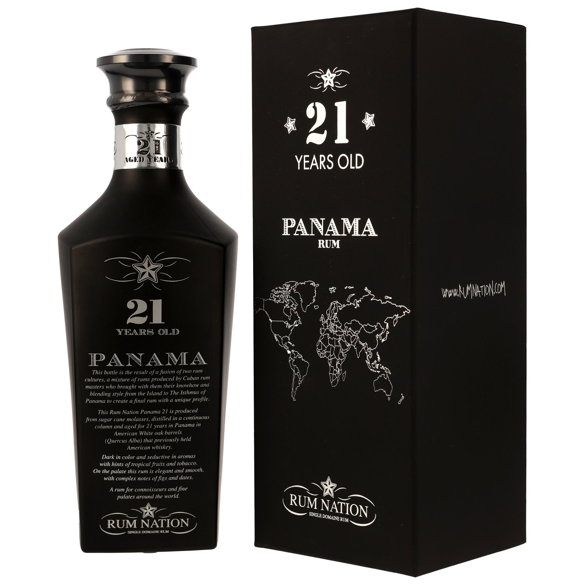 Panama 21 y.o. Black Decanter - Rum Nation 42%