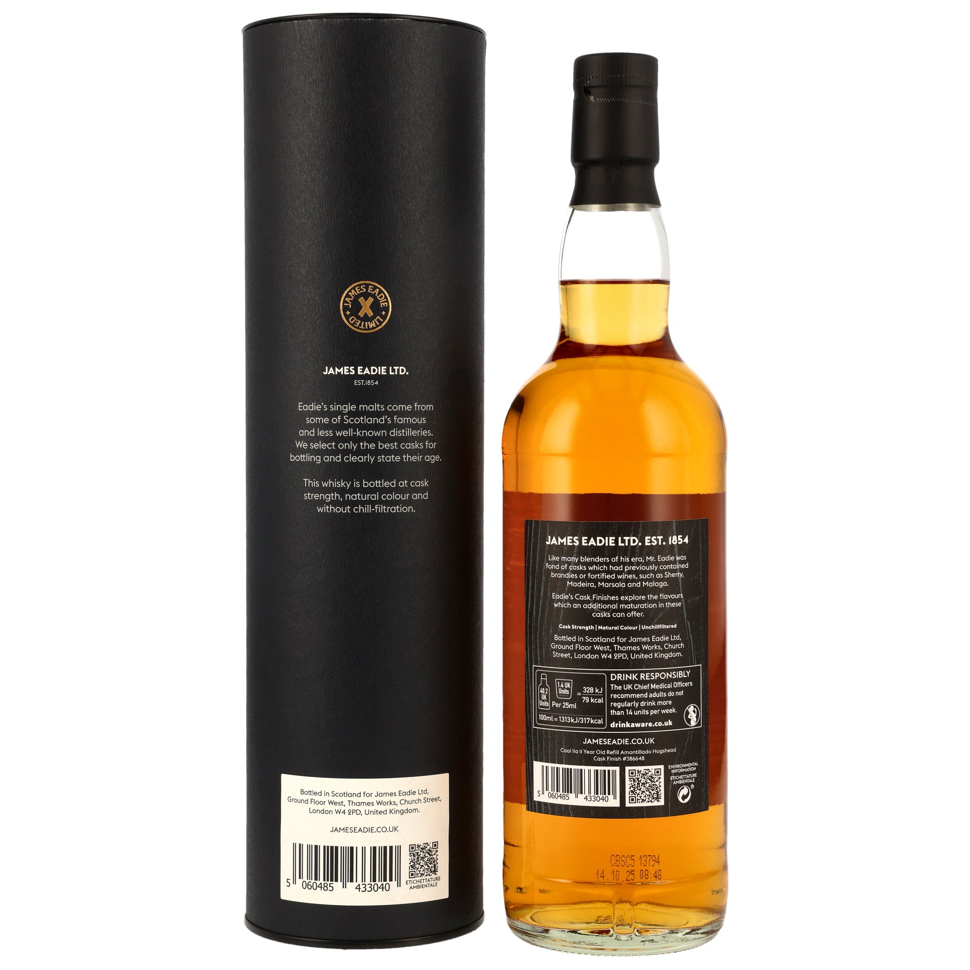 Caol Ila 2014/2025 - 11 y.o. - Amontillado Sherry HHD #386648 - James Eadie