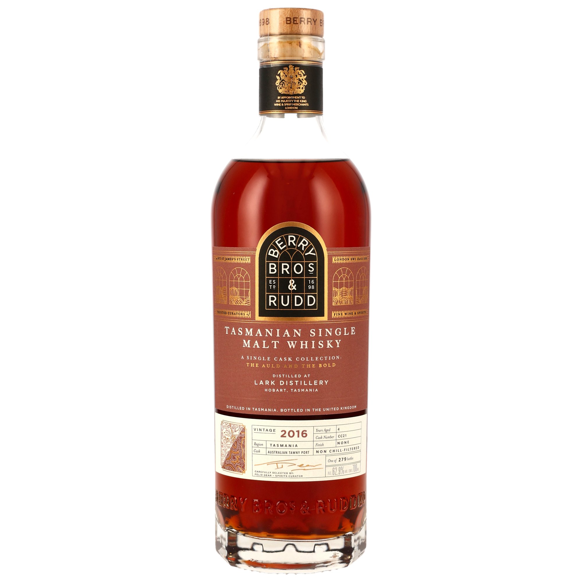 Lark Distillery 2016 -  Australlian Tawny Port #CC21 The Auld & The Bold (Berry Bros & Rudd)